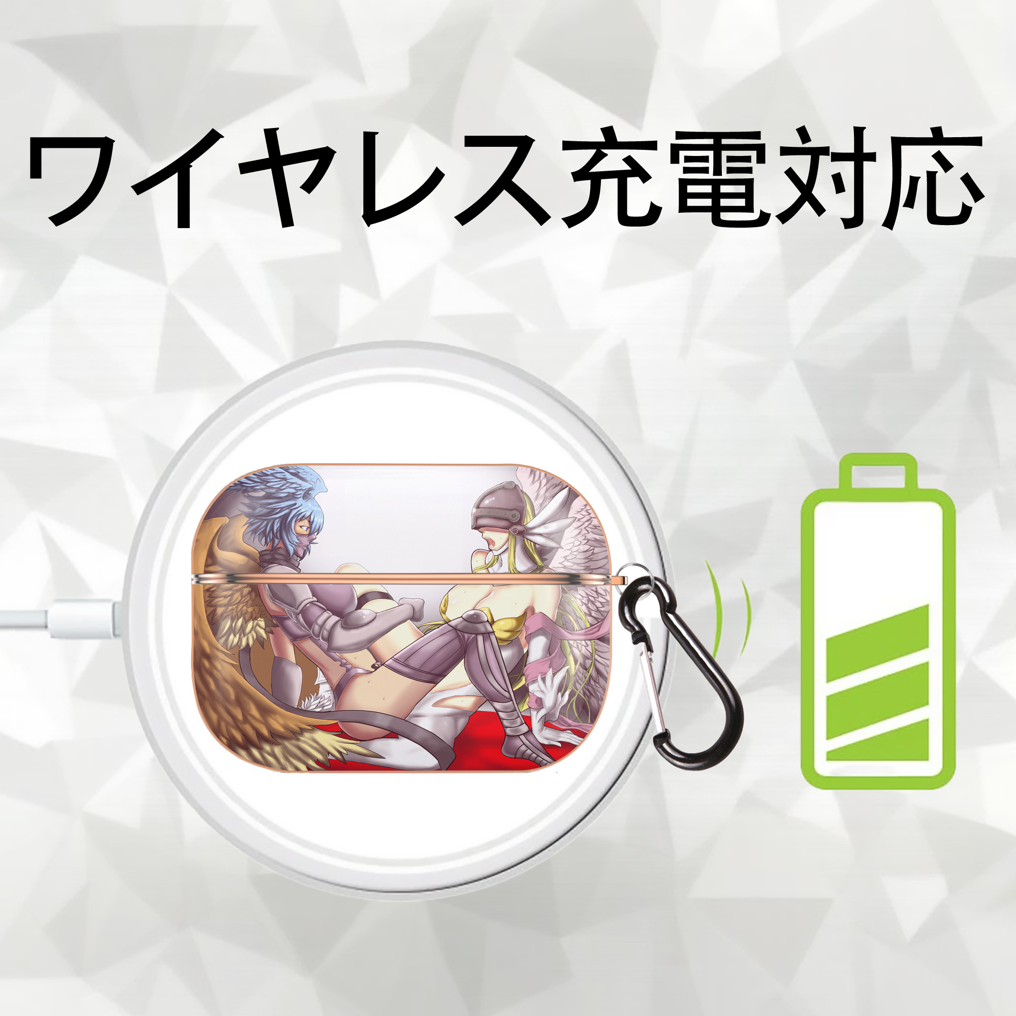 Digimon デジタルモンスター/デジモン 【AirPods Pro用】ハードシェル保護ケース｜耐衝撃・防指紋・カラビナ付き商品仕様
