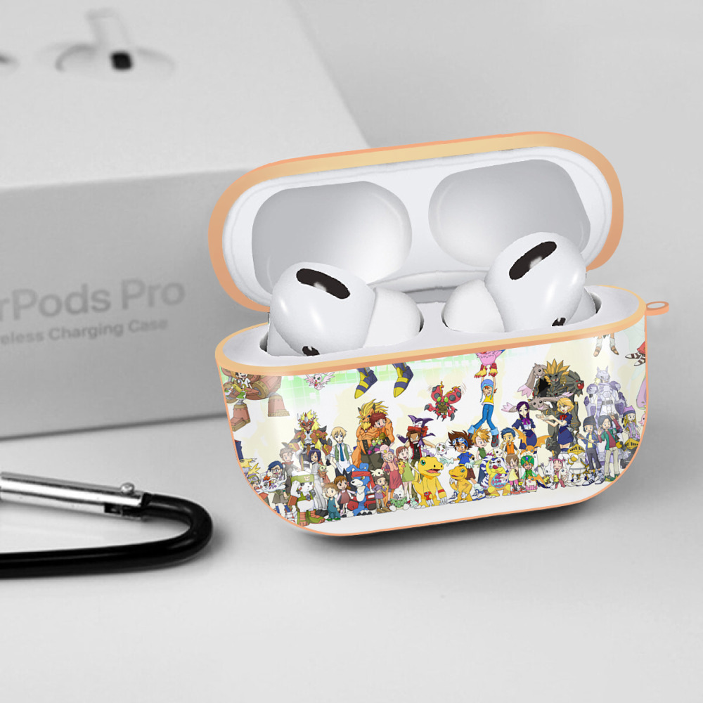 Digimon デジタルモンスター/デジモン 【AirPods Pro用】ハードシェル保護ケース｜耐衝撃・防指紋・カラビナ付き商品仕様