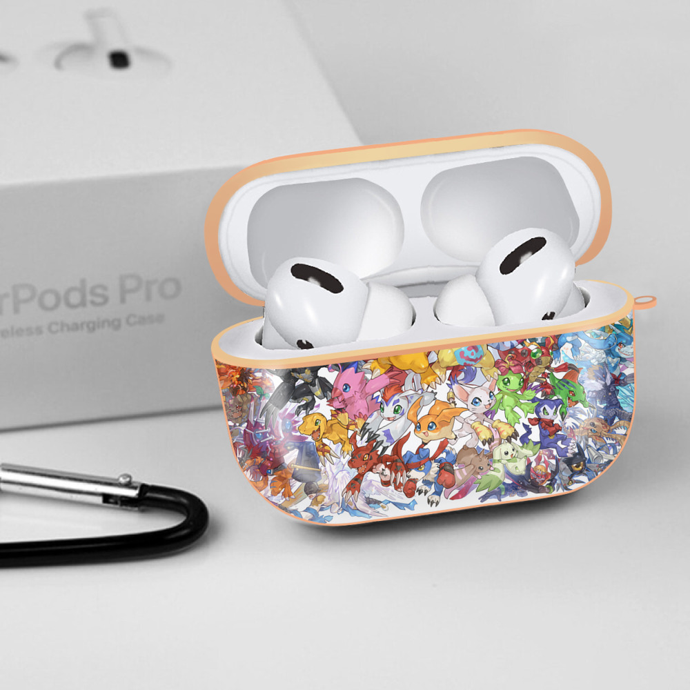 Digimon デジタルモンスター/デジモン 【AirPods Pro用】ハードシェル保護ケース｜耐衝撃・防指紋・カラビナ付き商品仕様