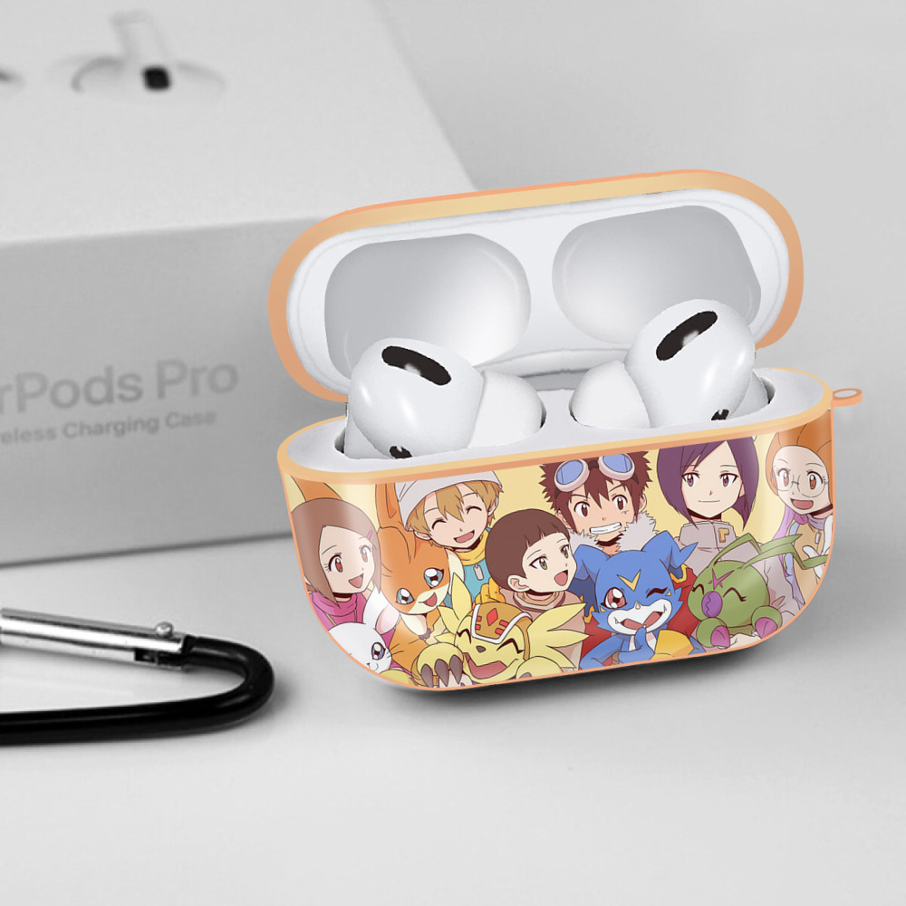 Digimon デジタルモンスター/デジモン 【AirPods Pro用】ハードシェル保護ケース｜耐衝撃・防指紋・カラビナ付き商品仕様