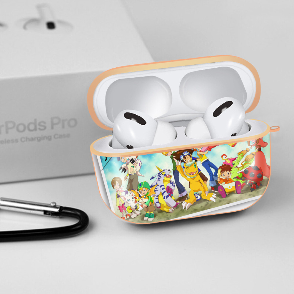 Digimon デジタルモンスター/デジモン 【AirPods Pro用】ハードシェル保護ケース｜耐衝撃・防指紋・カラビナ付き商品仕様