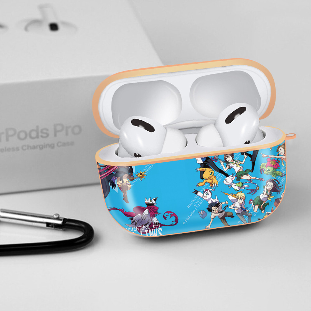 Digimon デジタルモンスター/デジモン 【AirPods Pro用】ハードシェル保護ケース｜耐衝撃・防指紋・カラビナ付き商品仕様