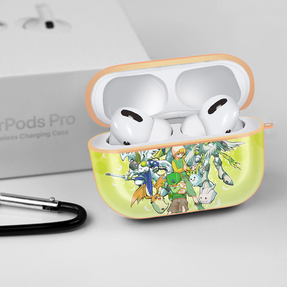 Digimon デジタルモンスター/デジモン 【AirPods Pro用】ハードシェル保護ケース｜耐衝撃・防指紋・カラビナ付き商品仕様