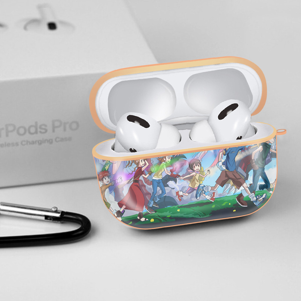 Digimon デジタルモンスター/デジモン 【AirPods Pro用】ハードシェル保護ケース｜耐衝撃・防指紋・カラビナ付き商品仕様