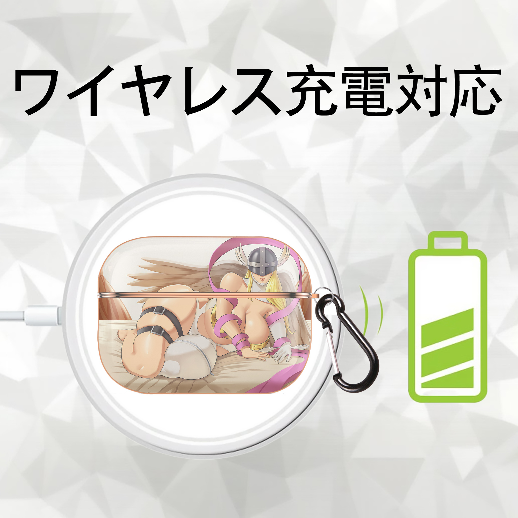 Digimon デジタルモンスター/デジモン 【AirPods Pro用】ハードシェル保護ケース｜耐衝撃・防指紋・カラビナ付き商品仕様