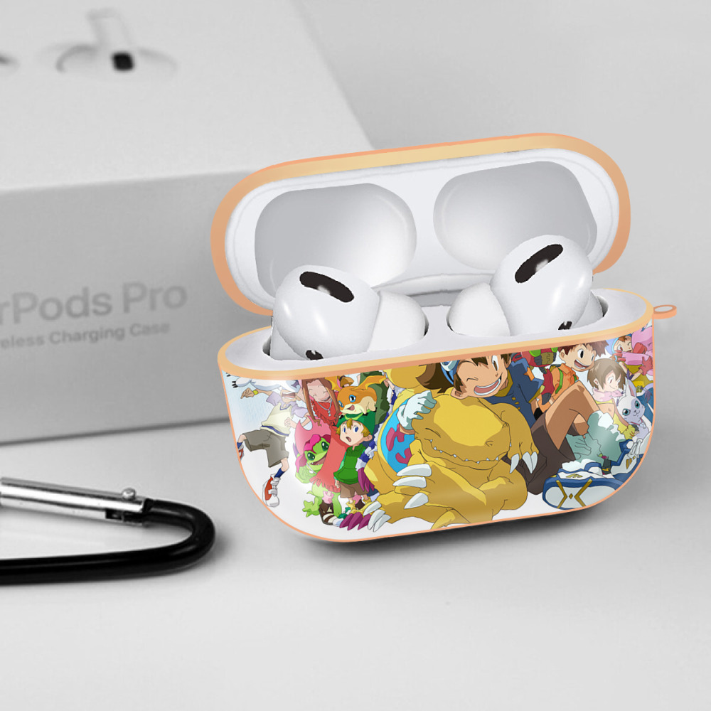 Digimon デジタルモンスター/デジモン 【AirPods Pro用】ハードシェル保護ケース｜耐衝撃・防指紋・カラビナ付き商品仕様