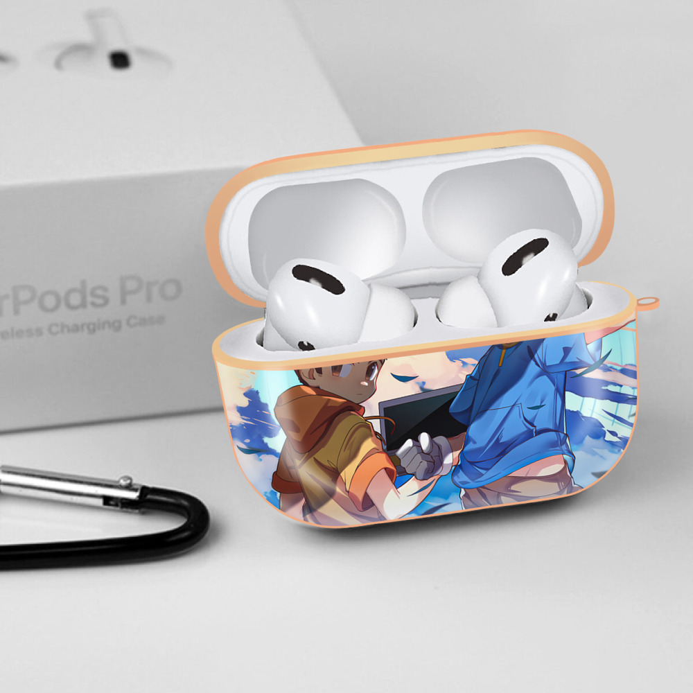 Digimon デジタルモンスター/デジモン 【AirPods Pro用】ハードシェル保護ケース｜耐衝撃・防指紋・カラビナ付き商品仕様