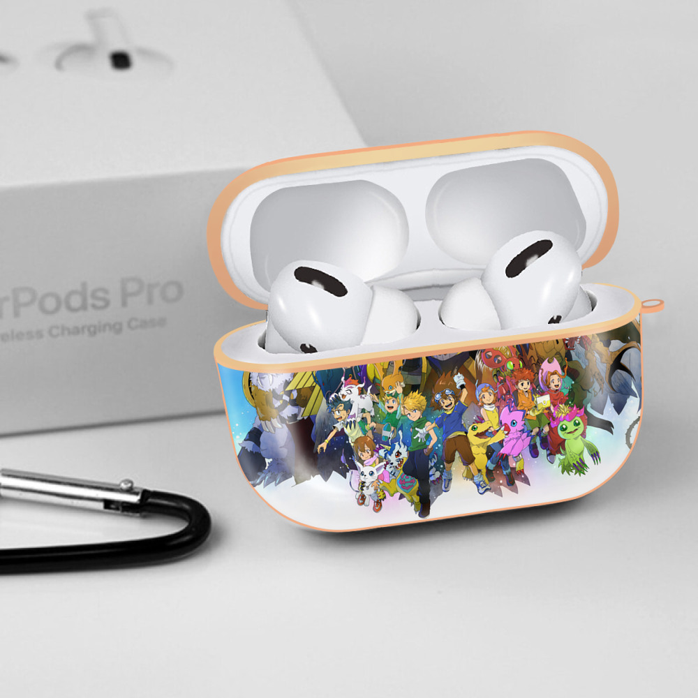Digimon デジタルモンスター/デジモン 【AirPods Pro用】ハードシェル保護ケース｜耐衝撃・防指紋・カラビナ付き商品仕様