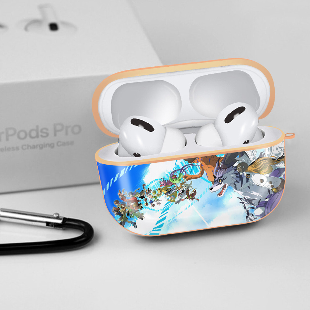 Digimon デジタルモンスター/デジモン 【AirPods Pro用】ハードシェル保護ケース｜耐衝撃・防指紋・カラビナ付き商品仕様