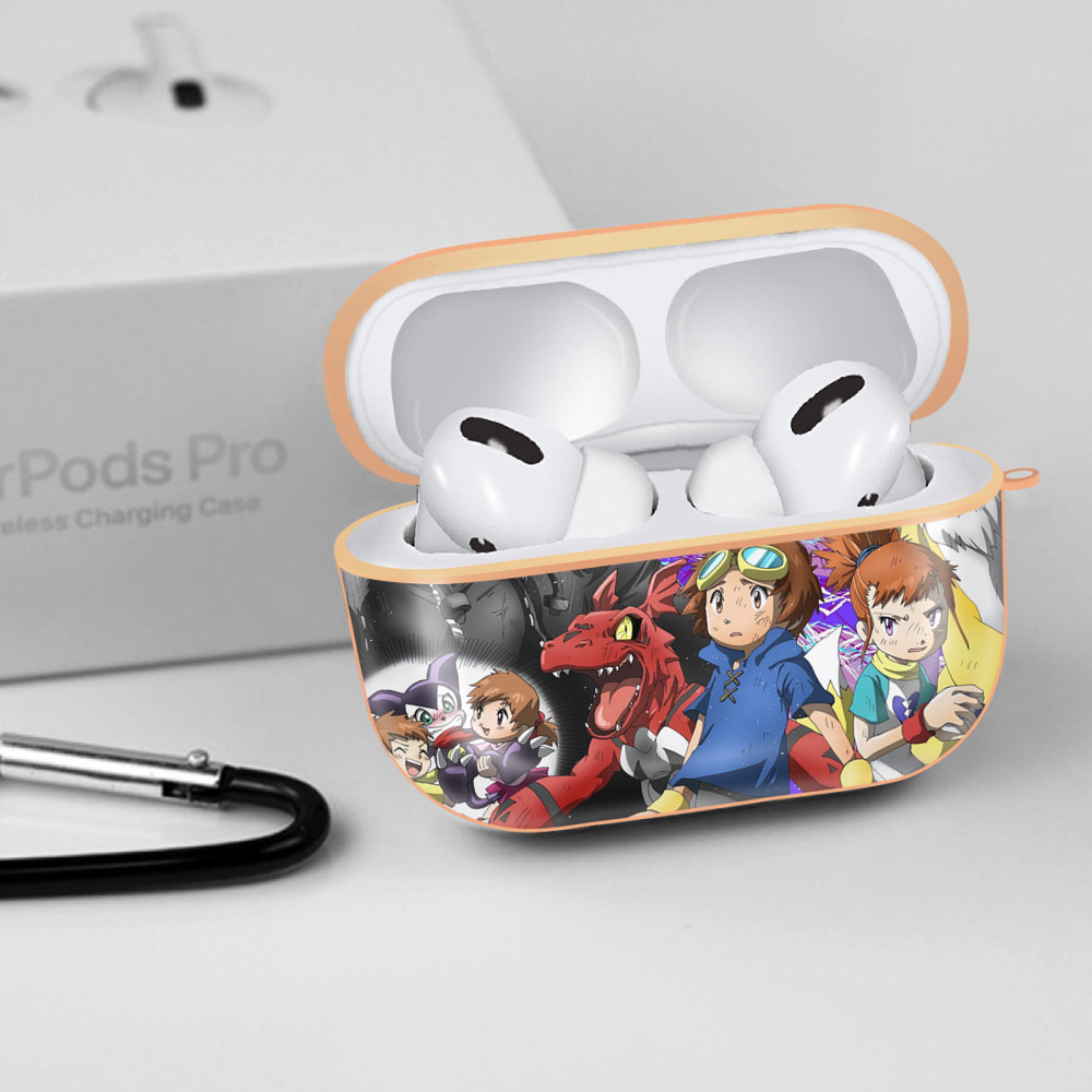Digimon デジタルモンスター/デジモン 【AirPods Pro用】ハードシェル保護ケース｜耐衝撃・防指紋・カラビナ付き商品仕様