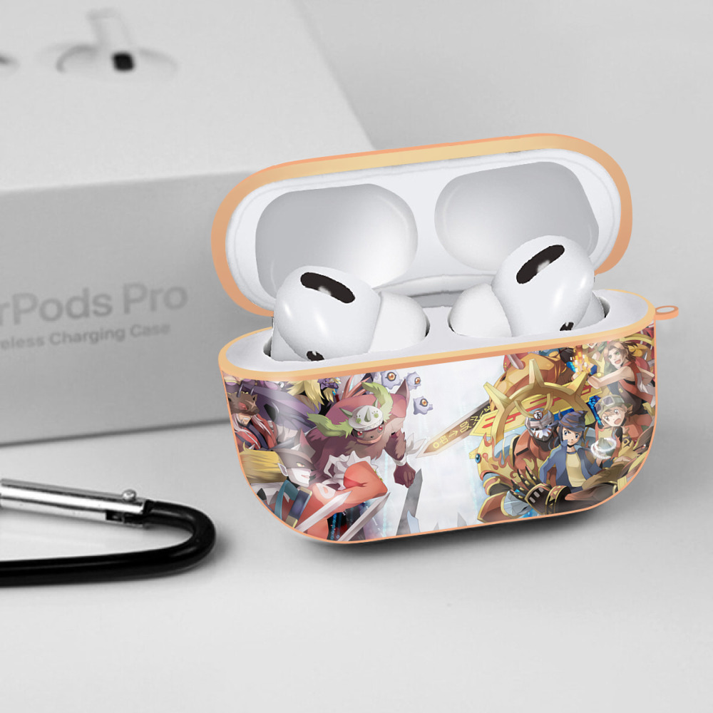 Digimon デジタルモンスター/デジモン 【AirPods Pro用】ハードシェル保護ケース｜耐衝撃・防指紋・カラビナ付き商品仕様
