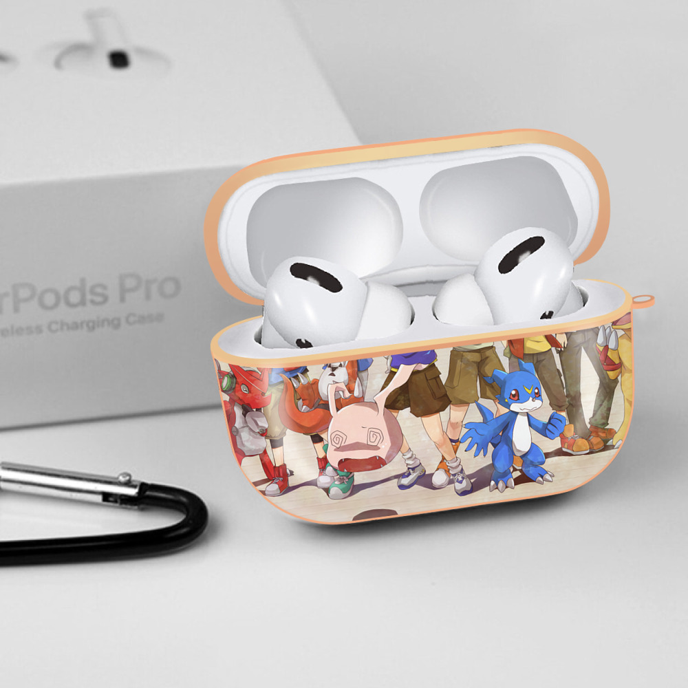 Digimon デジタルモンスター/デジモン 【AirPods Pro用】ハードシェル保護ケース｜耐衝撃・防指紋・カラビナ付き商品仕様