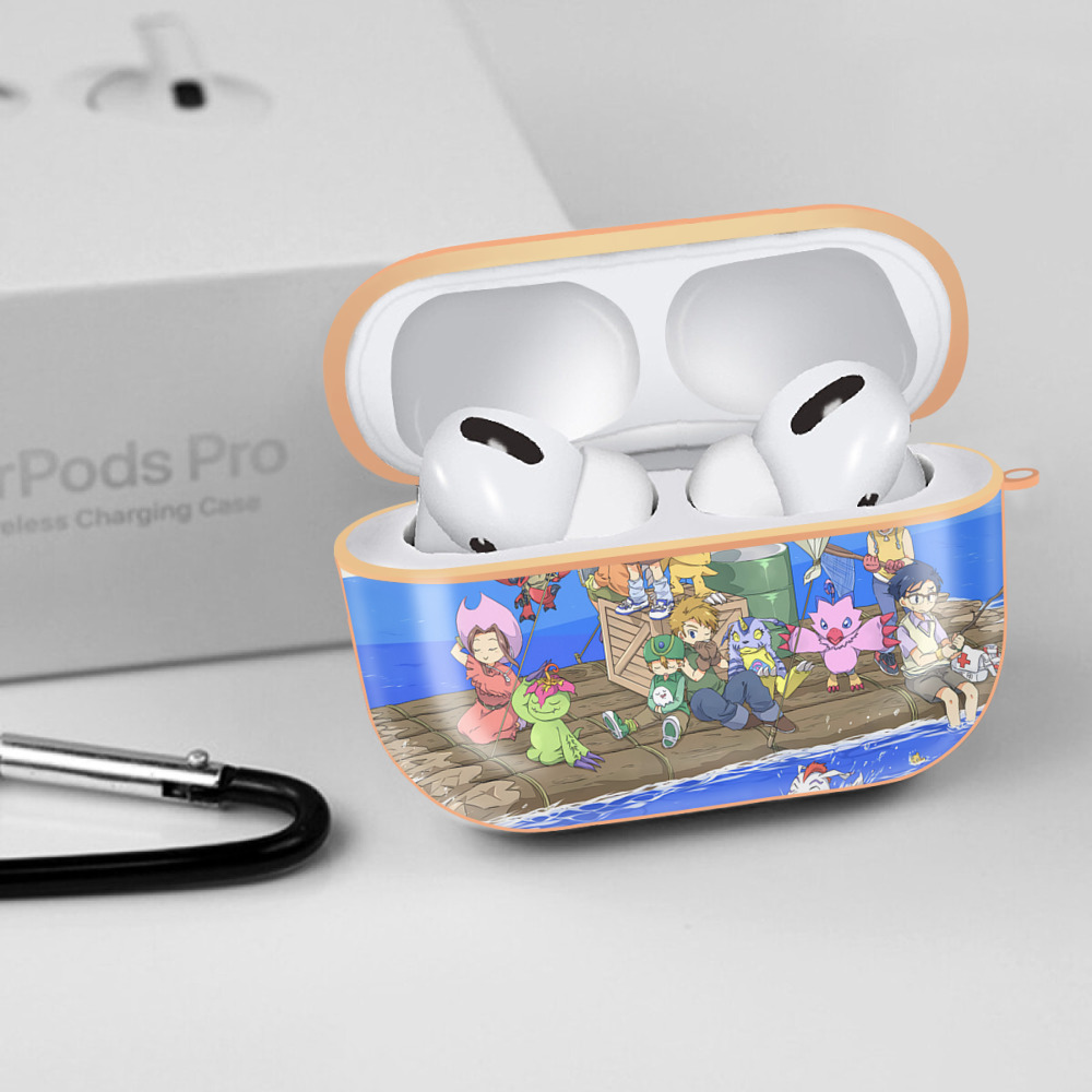 Digimon デジタルモンスター/デジモン 【AirPods Pro用】ハードシェル保護ケース｜耐衝撃・防指紋・カラビナ付き商品仕様
