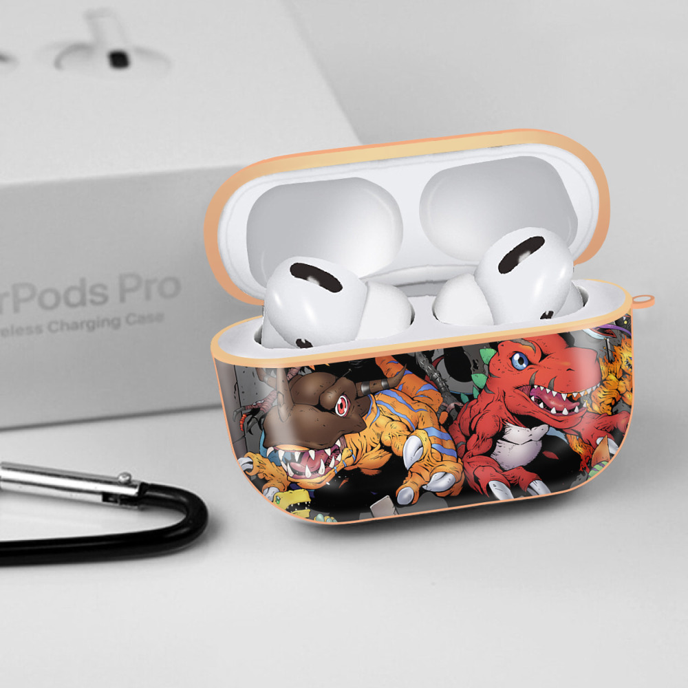 Digimon デジタルモンスター/デジモン 【AirPods Pro用】ハードシェル保護ケース｜耐衝撃・防指紋・カラビナ付き商品仕様