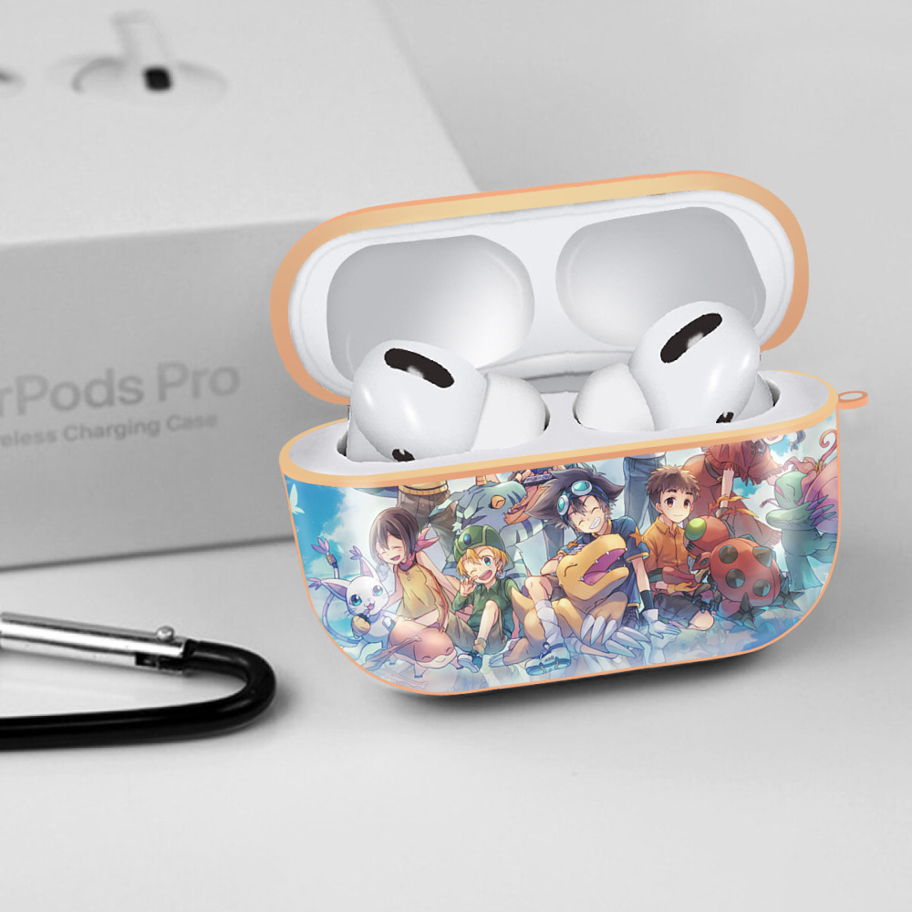 Digimon デジタルモンスター/デジモン 【AirPods Pro用】ハードシェル保護ケース｜耐衝撃・防指紋・カラビナ付き商品仕様