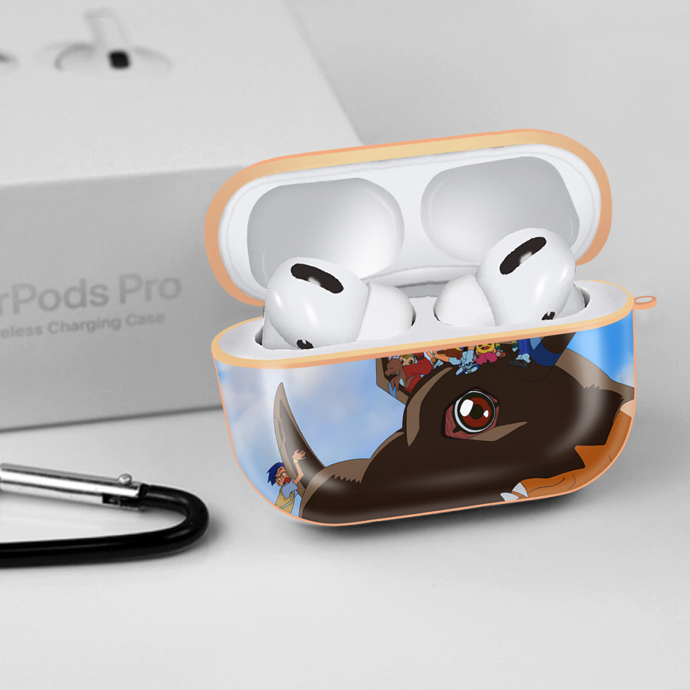 Digimon デジタルモンスター/デジモン 【AirPods Pro用】ハードシェル保護ケース｜耐衝撃・防指紋・カラビナ付き商品仕様