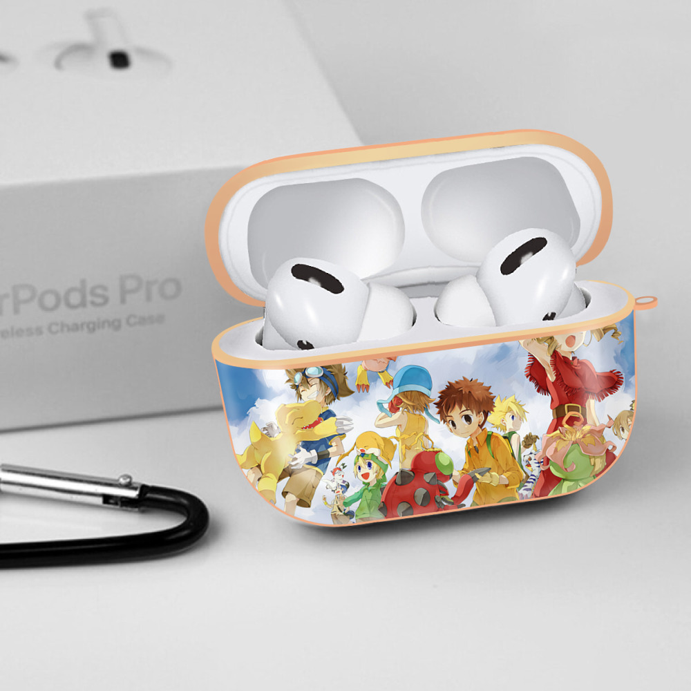 Digimon デジタルモンスター/デジモン 【AirPods Pro用】ハードシェル保護ケース｜耐衝撃・防指紋・カラビナ付き商品仕様