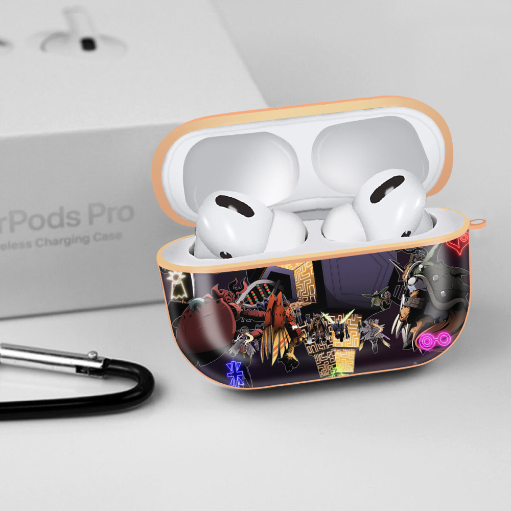 Digimon デジタルモンスター/デジモン 【AirPods Pro用】ハードシェル保護ケース｜耐衝撃・防指紋・カラビナ付き商品仕様