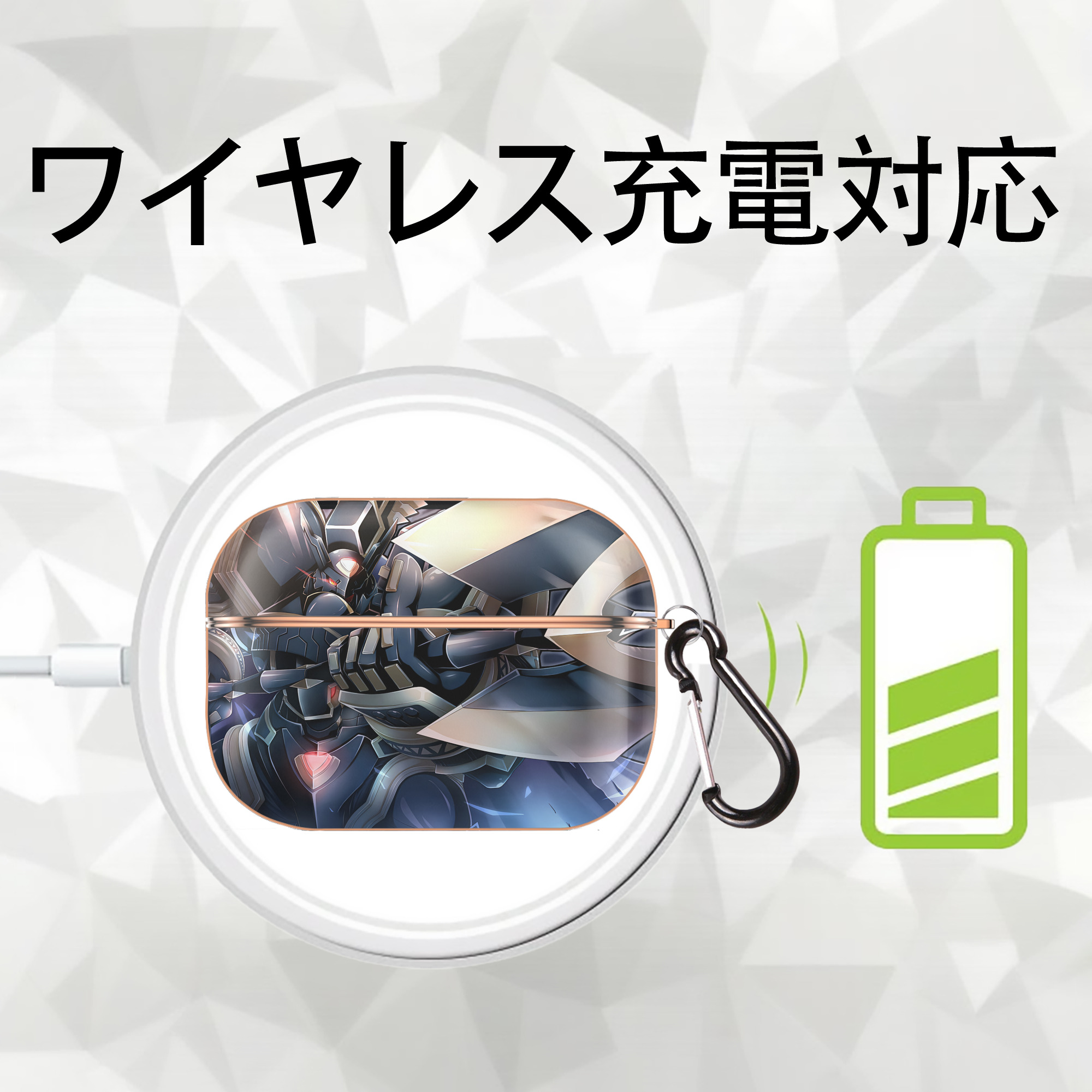 Digimon デジタルモンスター/デジモン 【AirPods Pro用】ハードシェル保護ケース｜耐衝撃・防指紋・カラビナ付き商品仕様