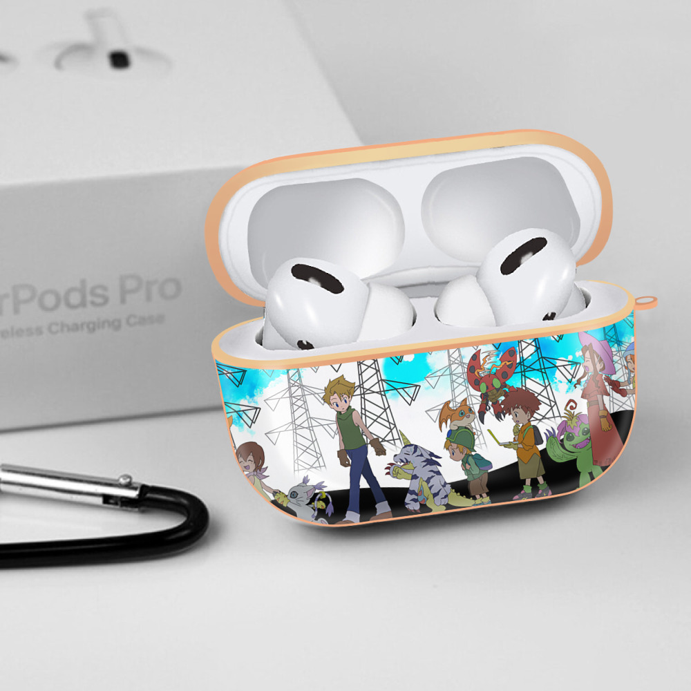 Digimon デジタルモンスター/デジモン 【AirPods Pro用】ハードシェル保護ケース｜耐衝撃・防指紋・カラビナ付き商品仕様