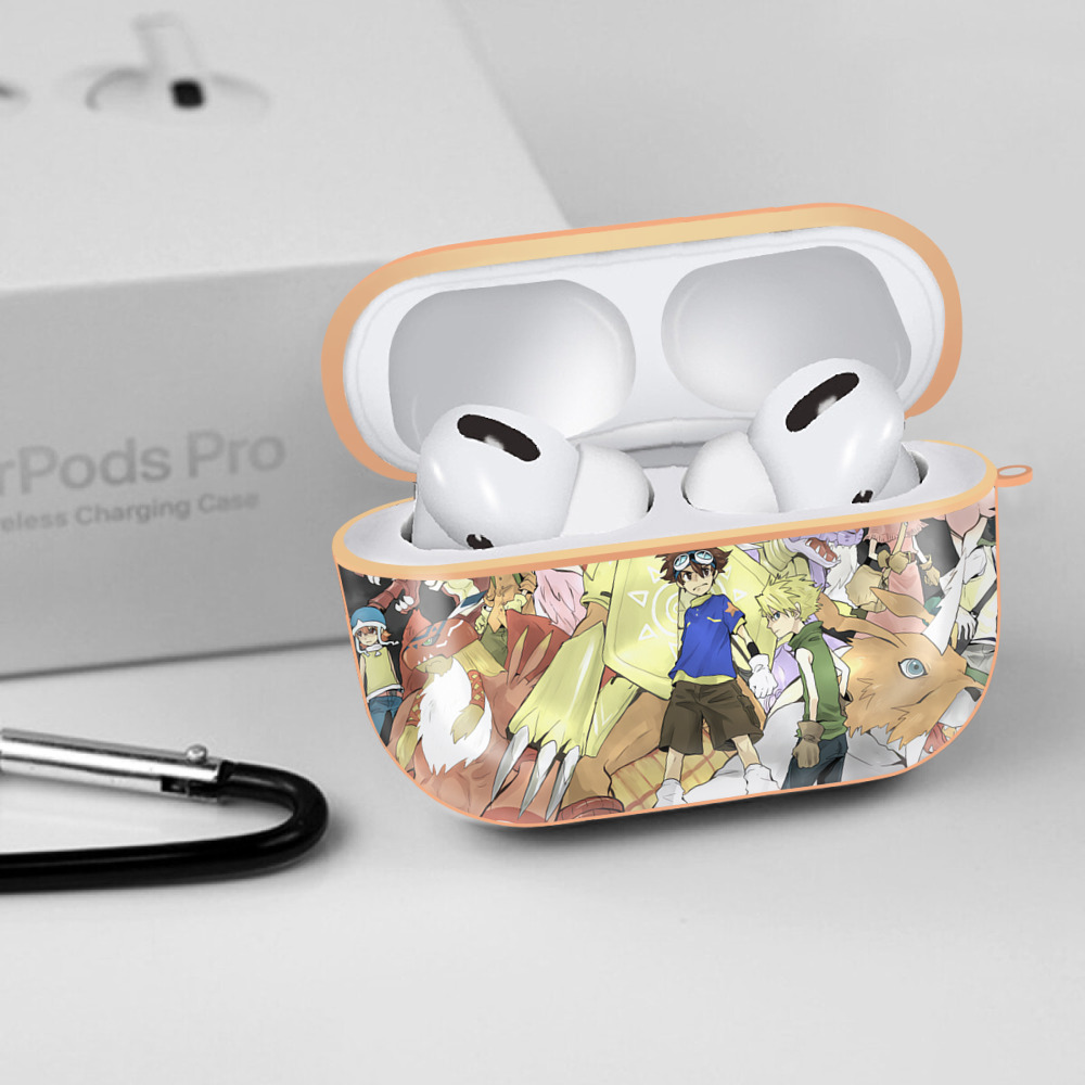 Digimon デジタルモンスター/デジモン 【AirPods Pro用】ハードシェル保護ケース｜耐衝撃・防指紋・カラビナ付き商品仕様