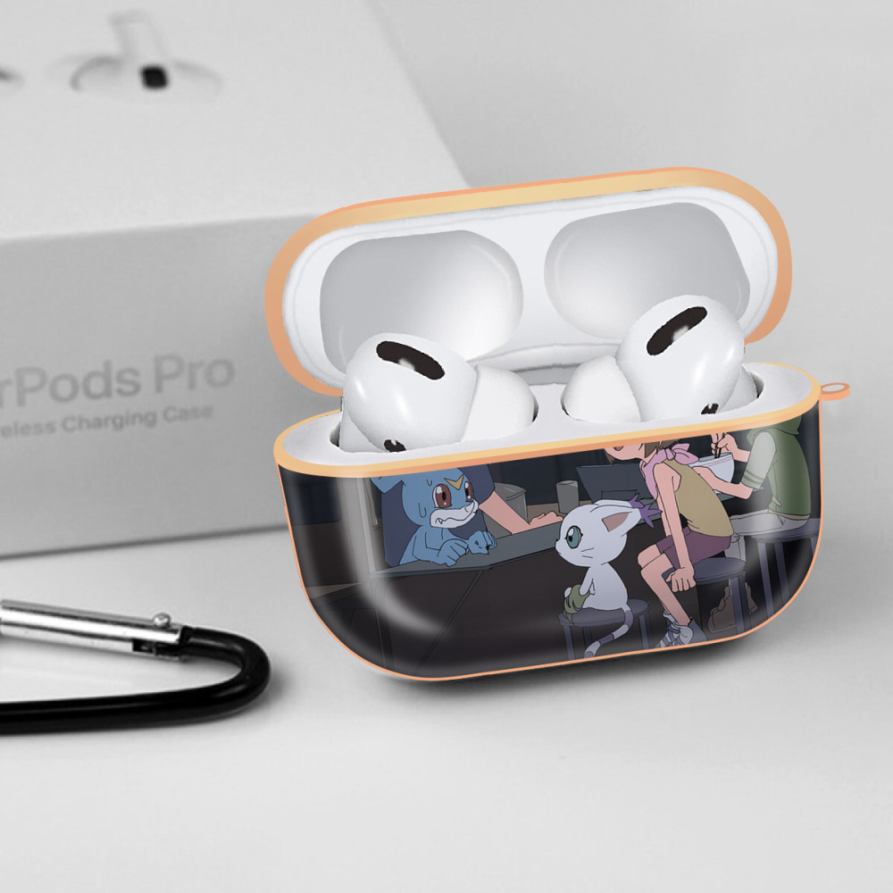 Digimon デジタルモンスター/デジモン 【AirPods Pro用】ハードシェル保護ケース｜耐衝撃・防指紋・カラビナ付き商品仕様
