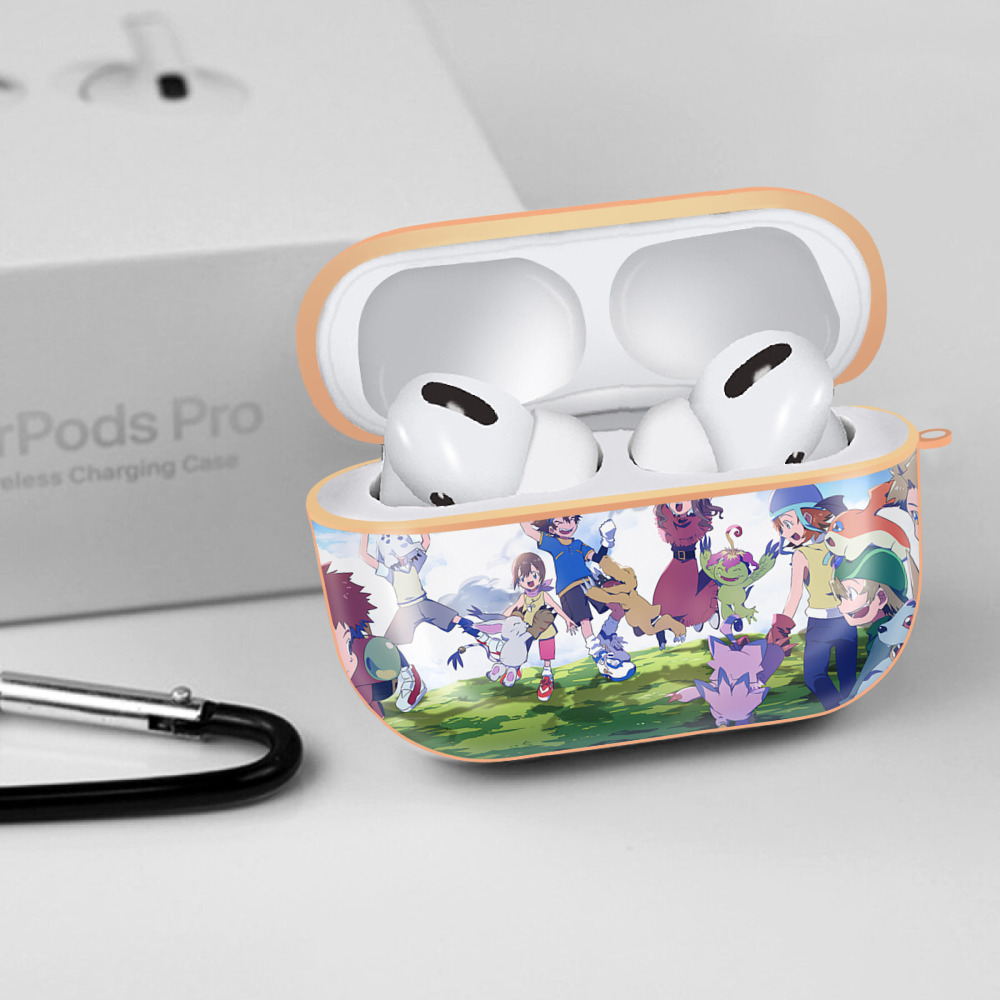 Digimon デジタルモンスター/デジモン 【AirPods Pro用】ハードシェル保護ケース｜耐衝撃・防指紋・カラビナ付き商品仕様