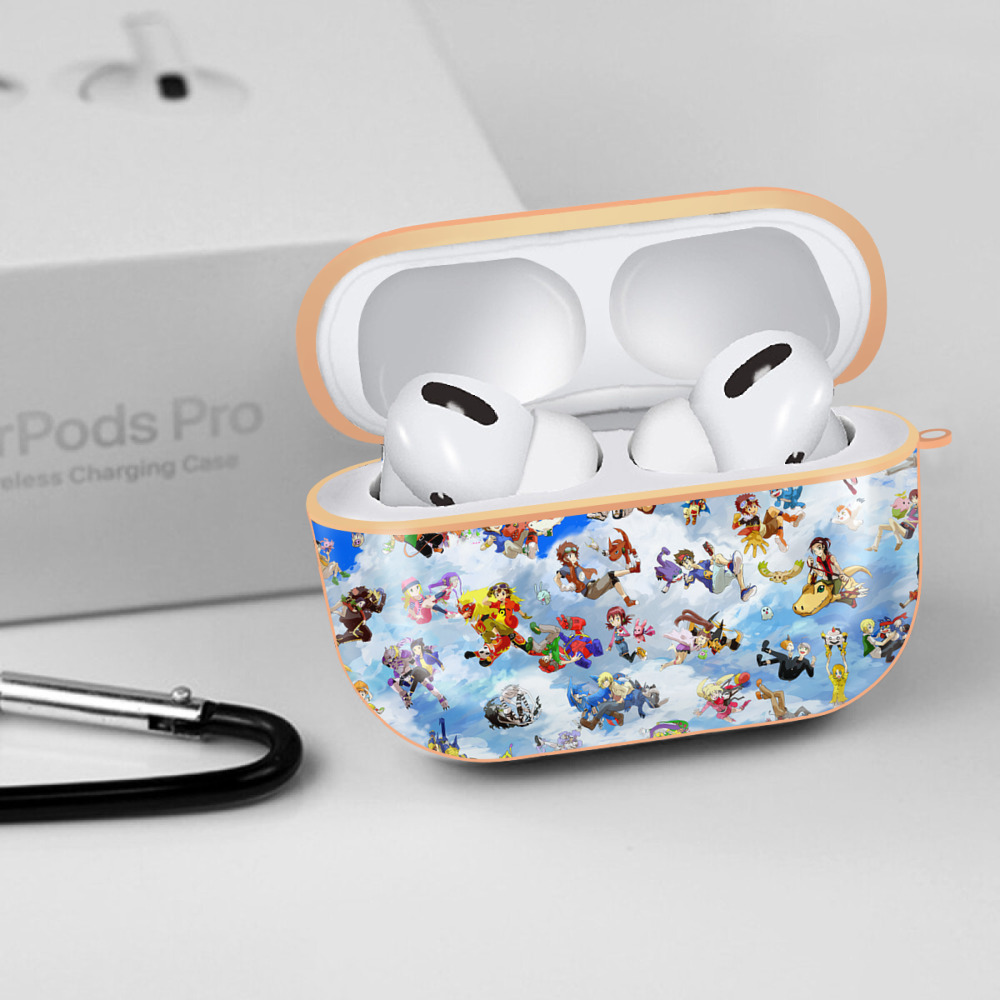 Digimon デジタルモンスター/デジモン 【AirPods Pro用】ハードシェル保護ケース｜耐衝撃・防指紋・カラビナ付き商品仕様
