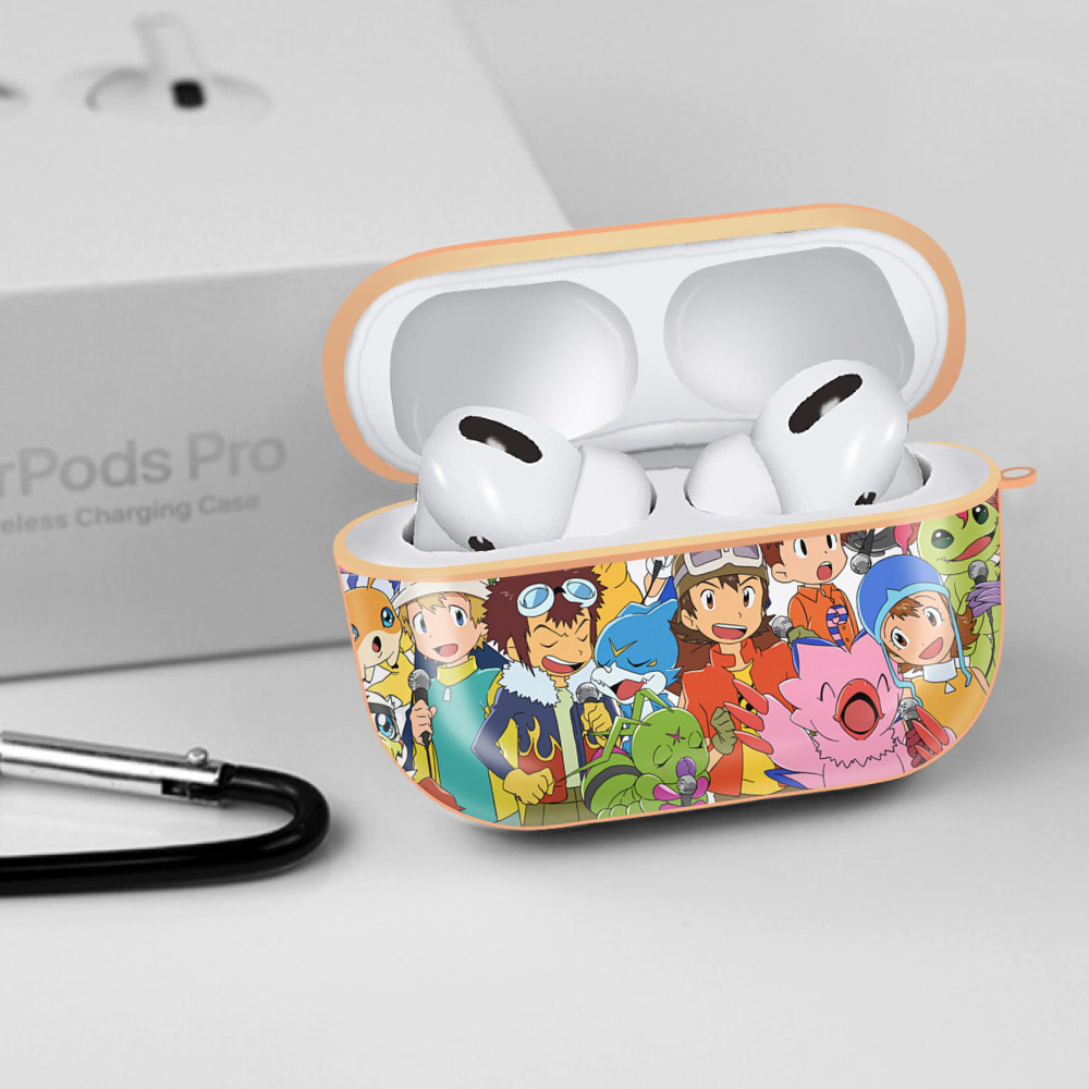 Digimon デジタルモンスター/デジモン 【AirPods Pro用】ハードシェル保護ケース｜耐衝撃・防指紋・カラビナ付き商品仕様