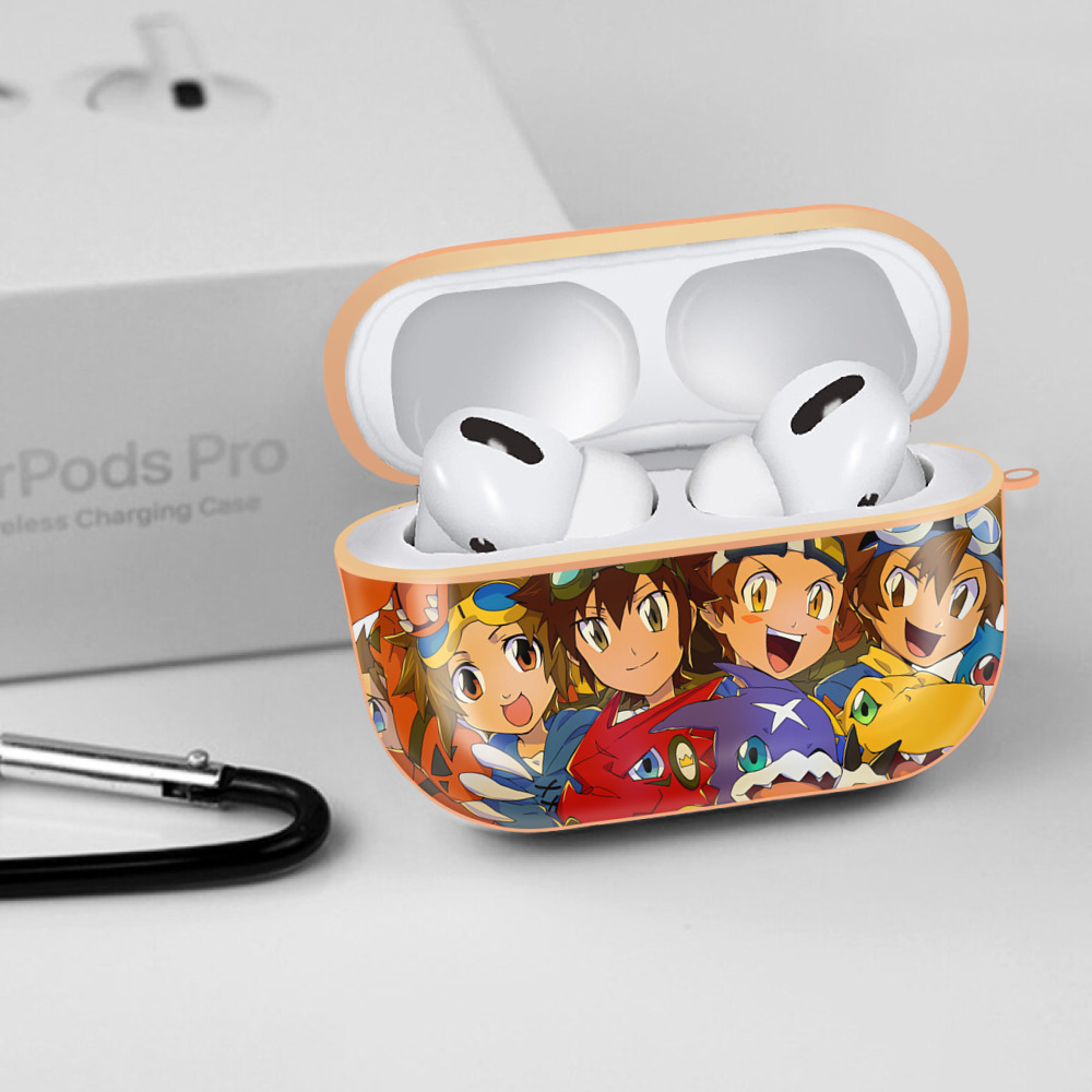 Digimon デジタルモンスター/デジモン 【AirPods Pro用】ハードシェル保護ケース｜耐衝撃・防指紋・カラビナ付き商品仕様