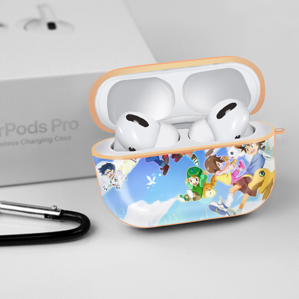 Digimon デジタルモンスター/デジモン 【AirPods Pro用】ハードシェル保護ケース｜耐衝撃・防指紋・カラビナ付き商品仕様