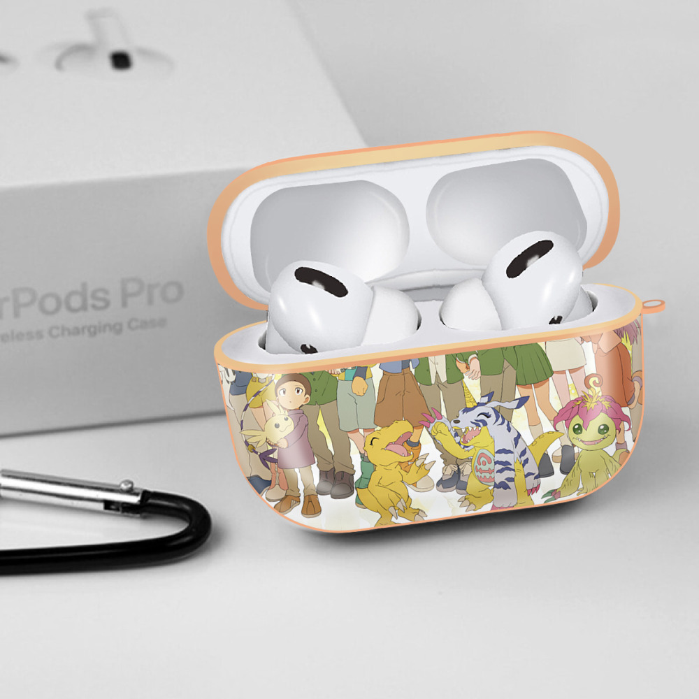 Digimon デジタルモンスター/デジモン 【AirPods Pro用】ハードシェル保護ケース｜耐衝撃・防指紋・カラビナ付き商品仕様