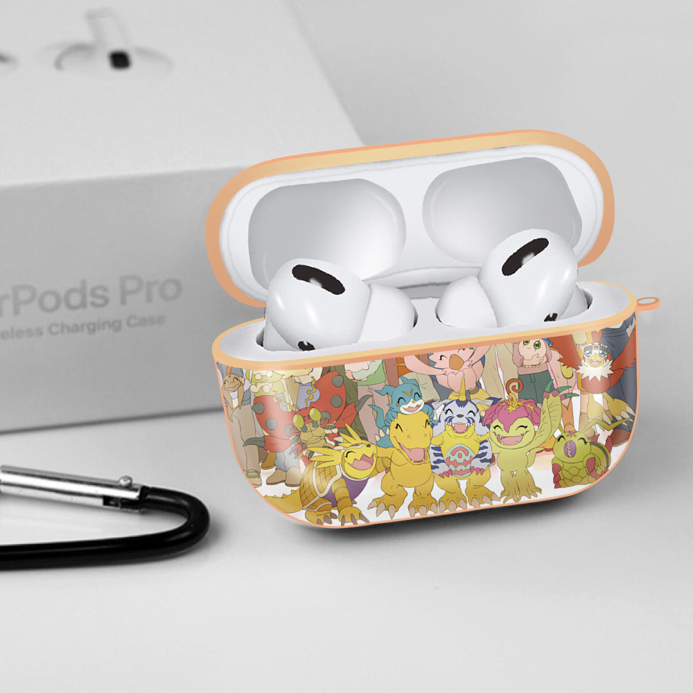 Digimon デジタルモンスター/デジモン 【AirPods Pro用】ハードシェル保護ケース｜耐衝撃・防指紋・カラビナ付き商品仕様