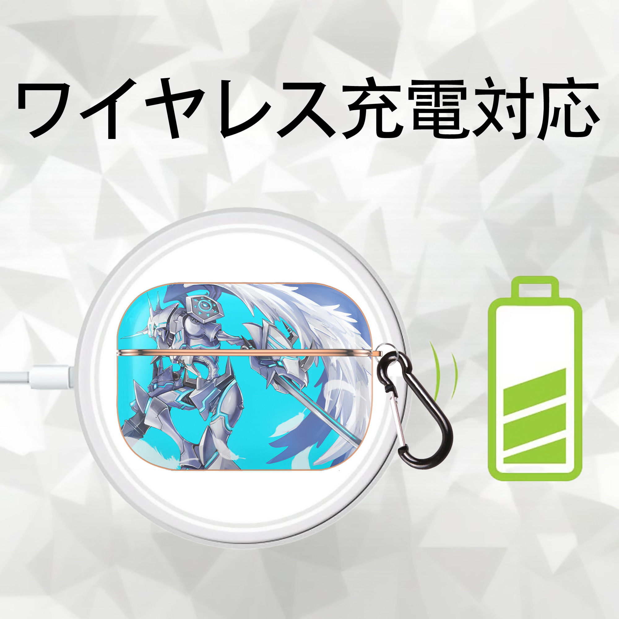 Digimon デジタルモンスター/デジモン 【AirPods Pro用】ハードシェル保護ケース｜耐衝撃・防指紋・カラビナ付き商品仕様
