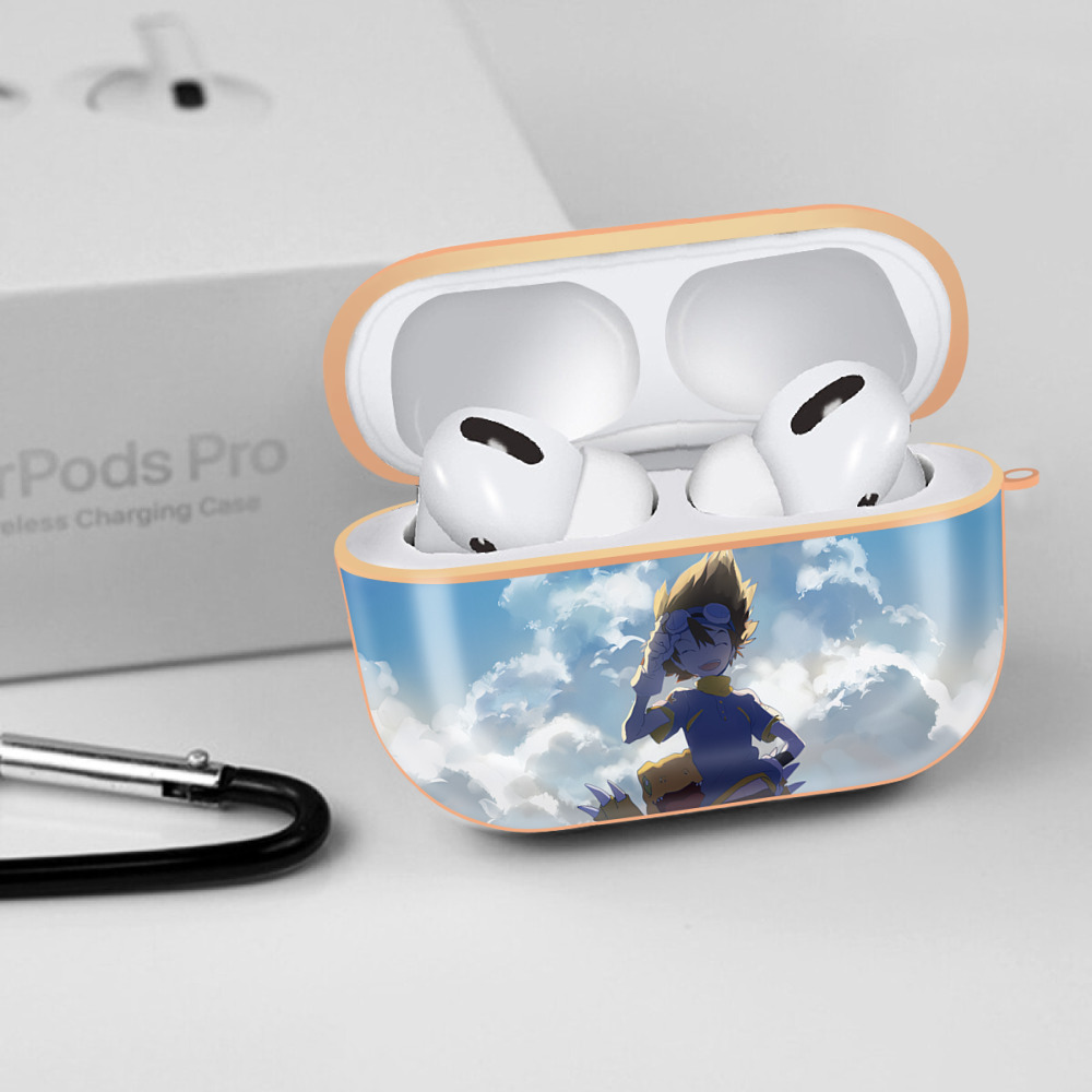 Digimon デジタルモンスター/デジモン 【AirPods Pro用】ハードシェル保護ケース｜耐衝撃・防指紋・カラビナ付き商品仕様
