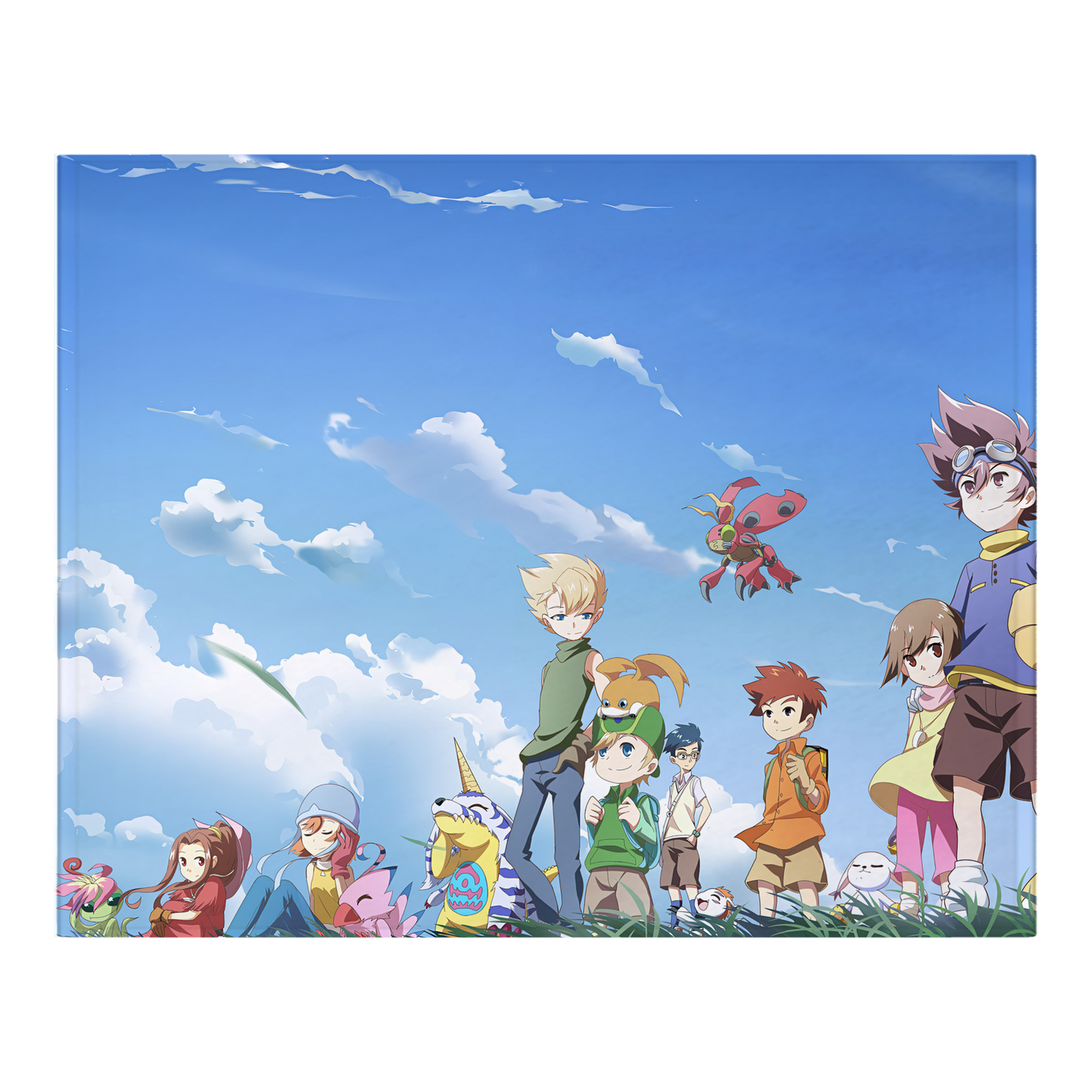 （画像用） Digimon デジタルモンスター/デジモン フランネルブランケット・多サイズ対応（横型）