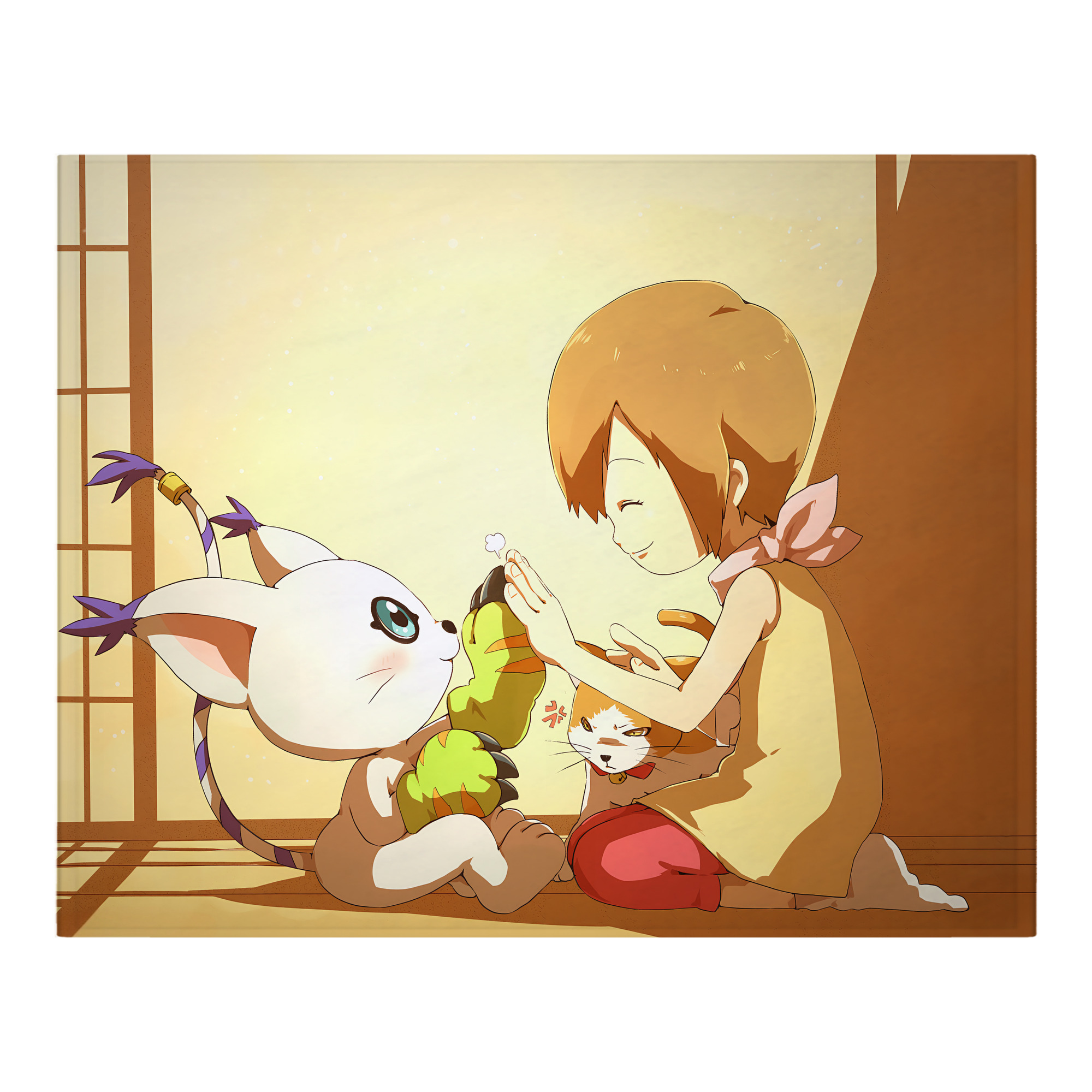 （画像用） Digimon デジタルモンスター/デジモン フランネルブランケット・多サイズ対応（横型）
