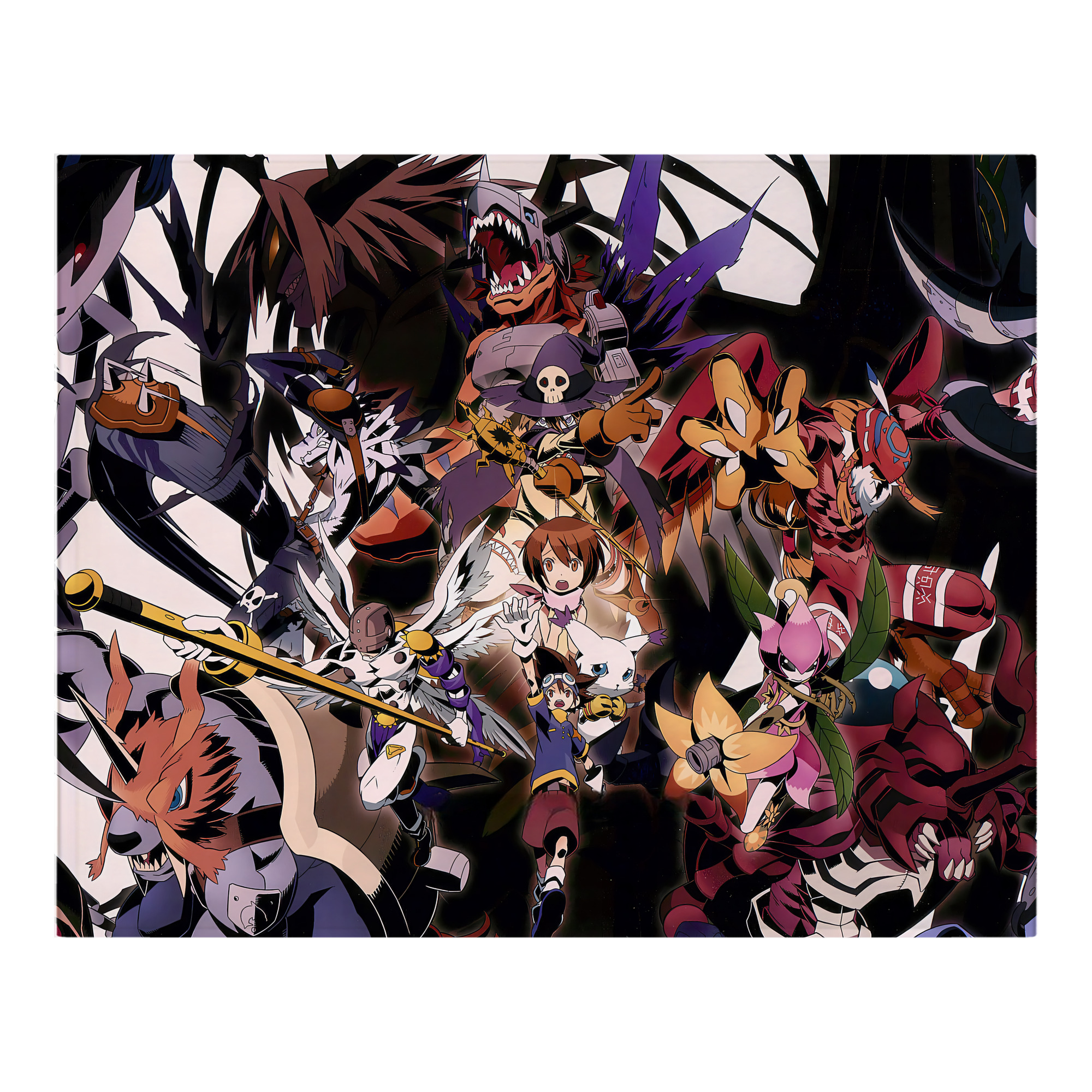 （画像用） Digimon デジタルモンスター/デジモン フランネルブランケット・多サイズ対応（横型）