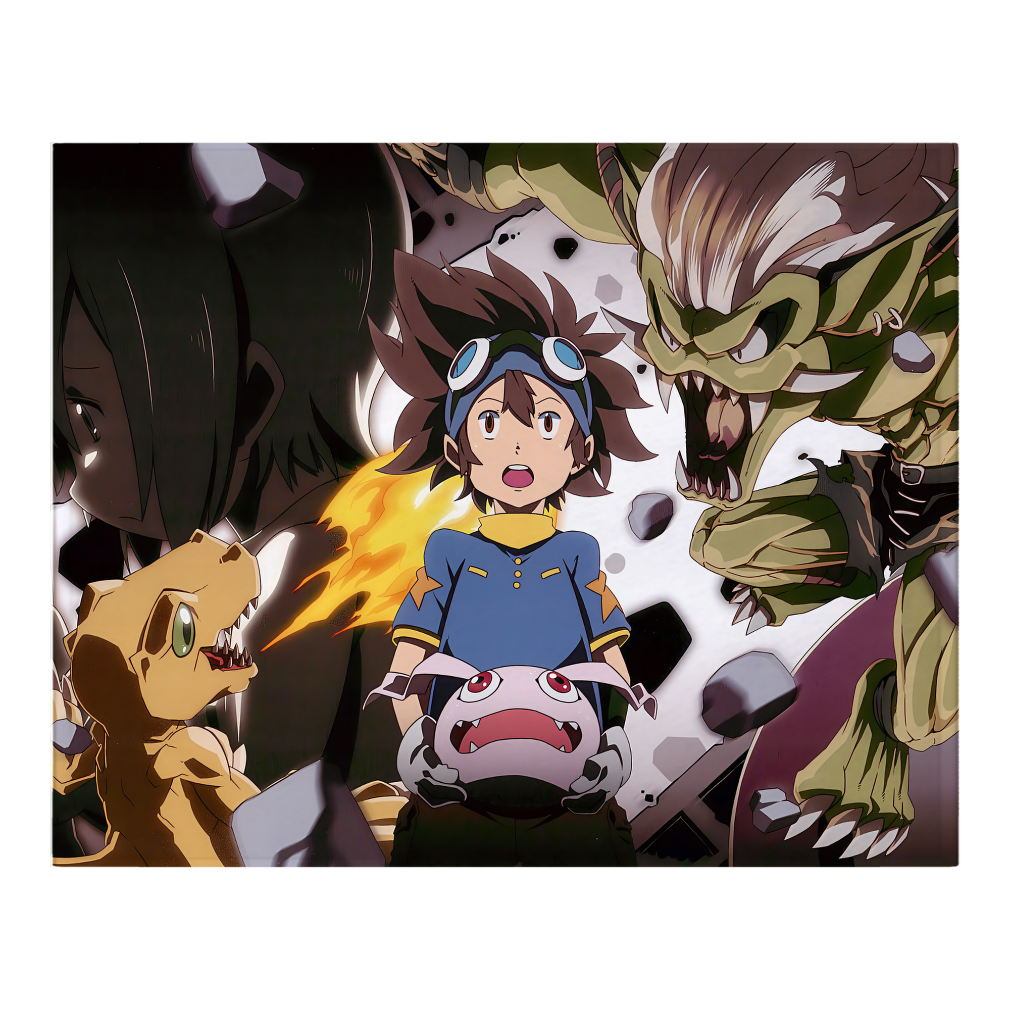 （画像用） Digimon デジタルモンスター/デジモン フランネルブランケット・多サイズ対応（横型）