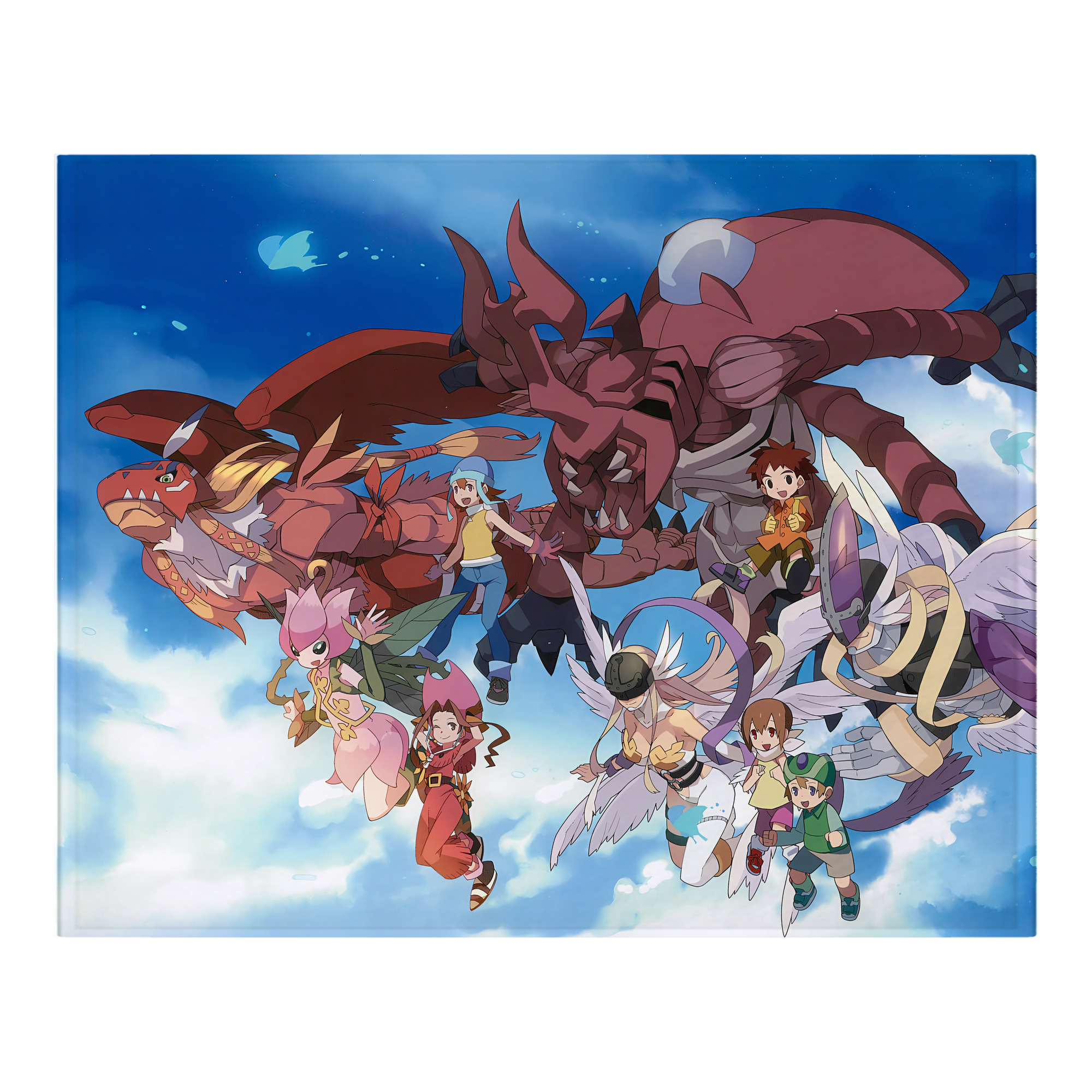 （画像用） Digimon デジタルモンスター/デジモン フランネルブランケット・多サイズ対応（横型）