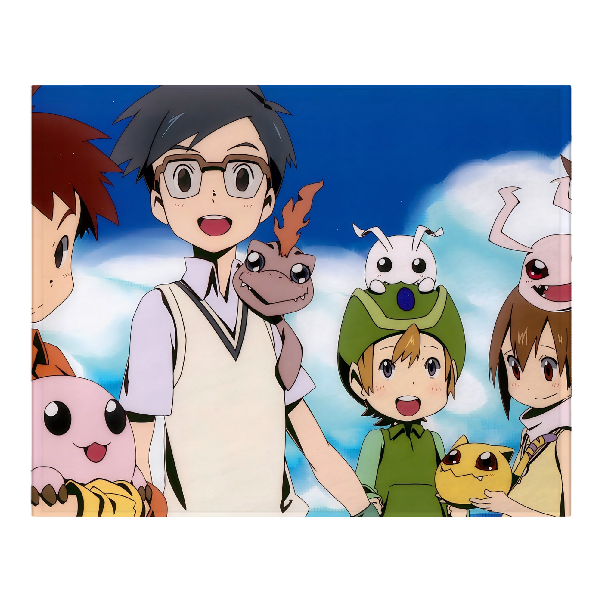 （画像用） Digimon デジタルモンスター/デジモン フランネルブランケット・多サイズ対応（横型）