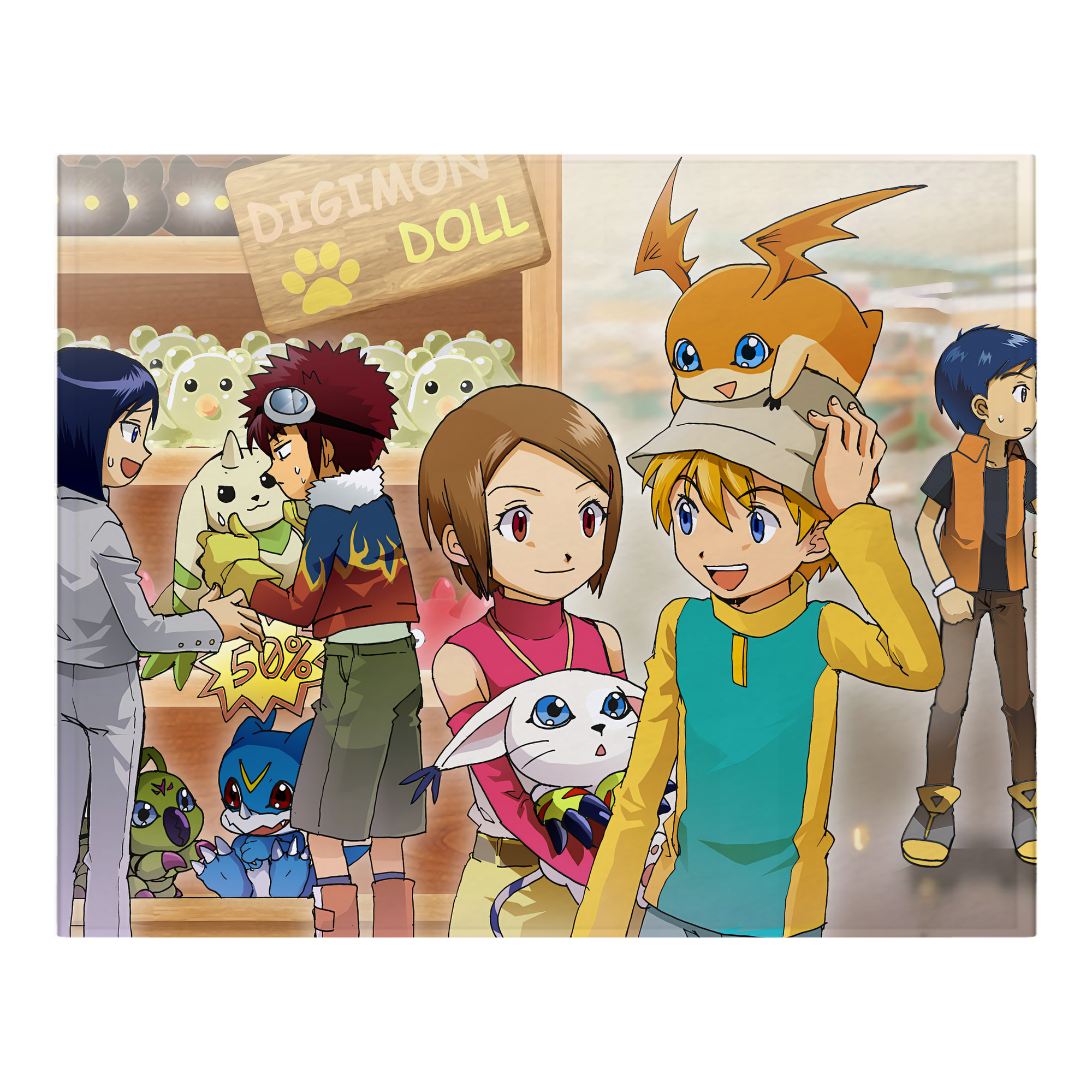 （画像用） Digimon デジタルモンスター/デジモン フランネルブランケット・多サイズ対応（横型）