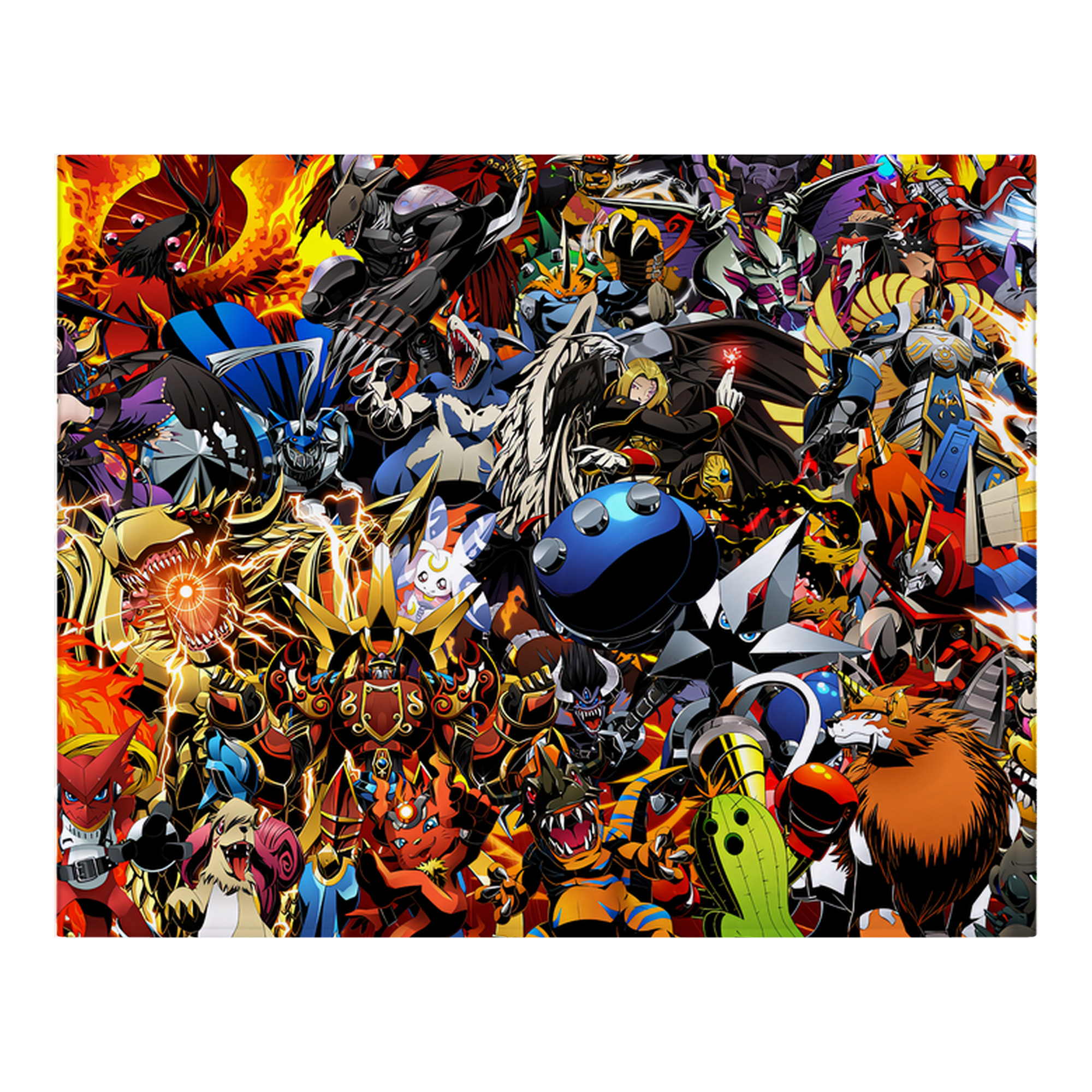 （画像用） Digimon デジタルモンスター/デジモン フランネルブランケット・多サイズ対応（横型）
