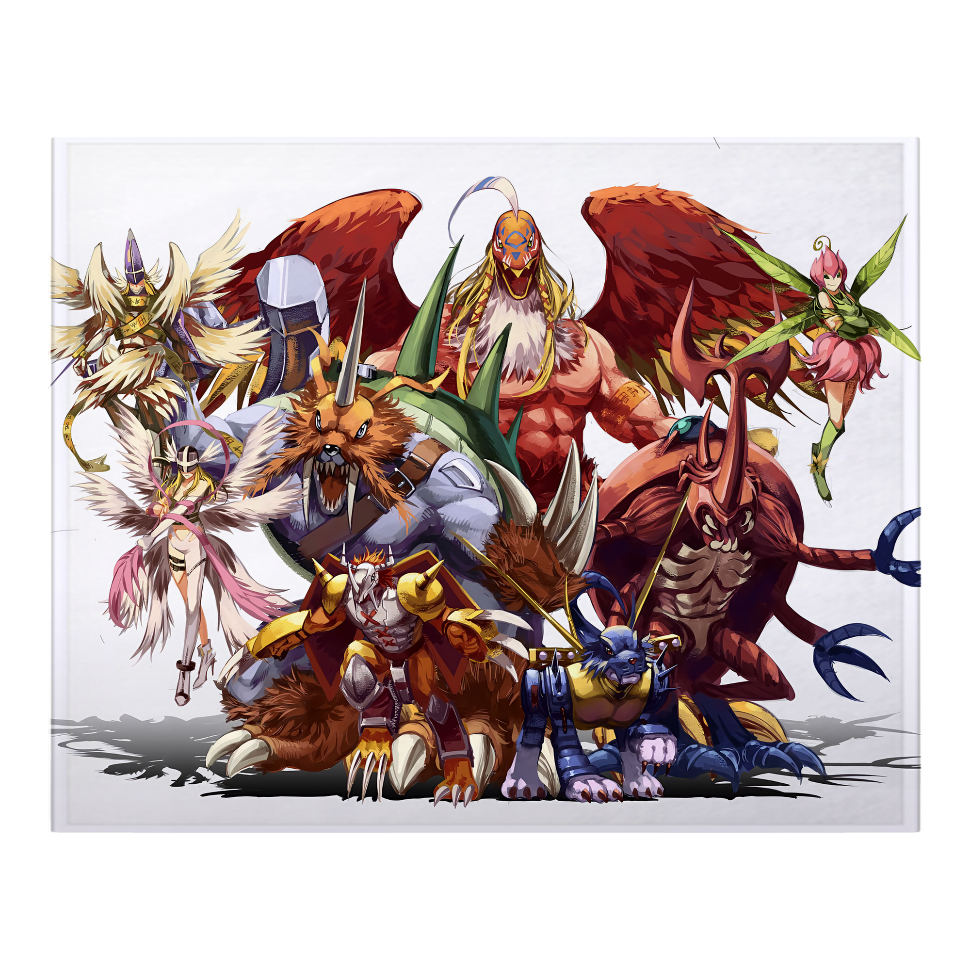 （画像用） Digimon デジタルモンスター/デジモン フランネルブランケット・多サイズ対応（横型）