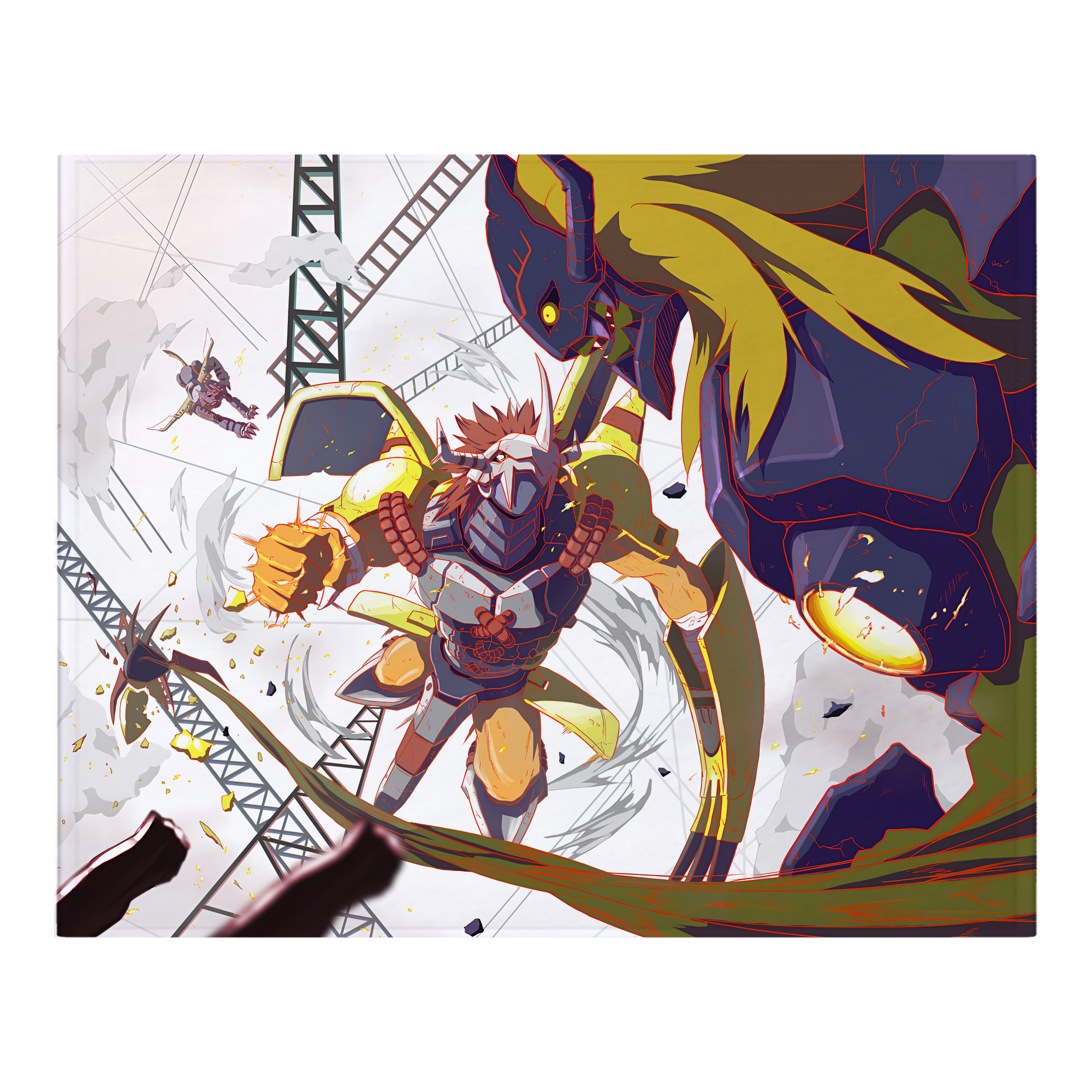（画像用） Digimon デジタルモンスター/デジモン フランネルブランケット・多サイズ対応（横型）