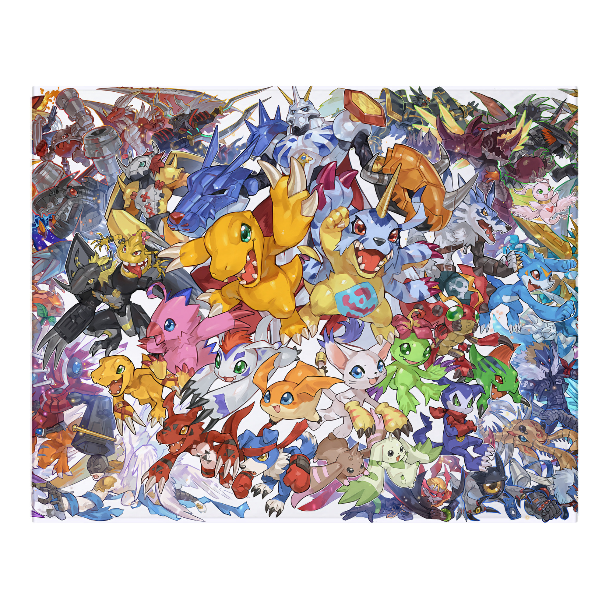 （画像用） Digimon デジタルモンスター/デジモン フランネルブランケット・多サイズ対応（横型）