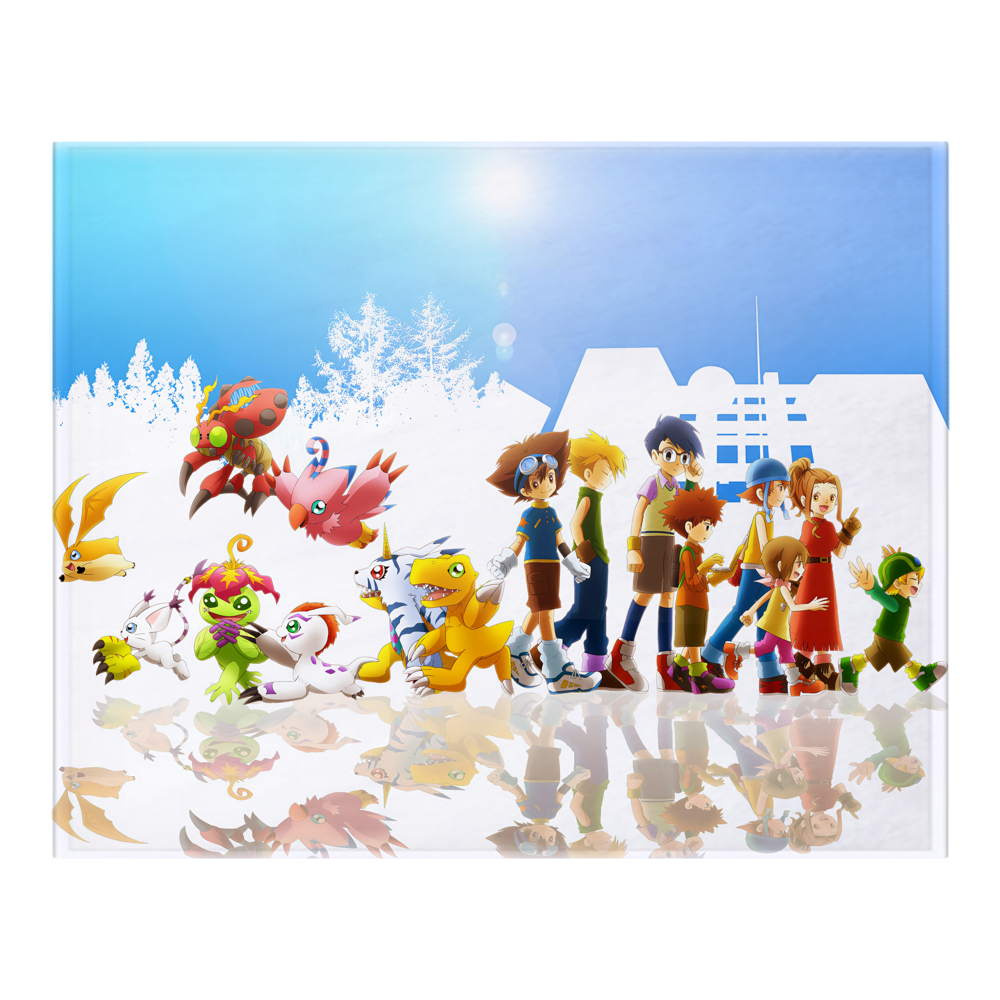 （画像用） Digimon デジタルモンスター/デジモン フランネルブランケット・多サイズ対応（横型）