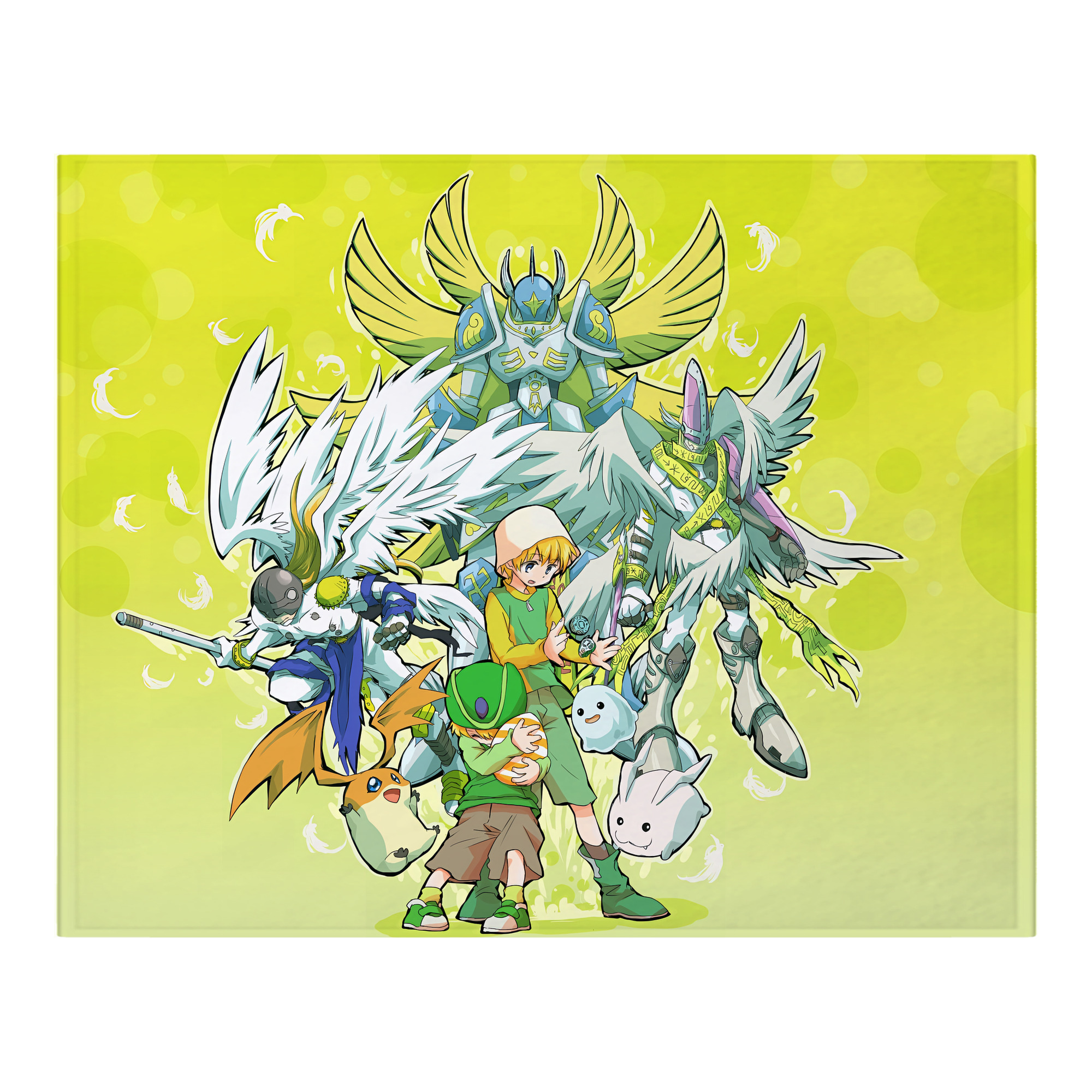 （画像用） Digimon デジタルモンスター/デジモン フランネルブランケット・多サイズ対応（横型）
