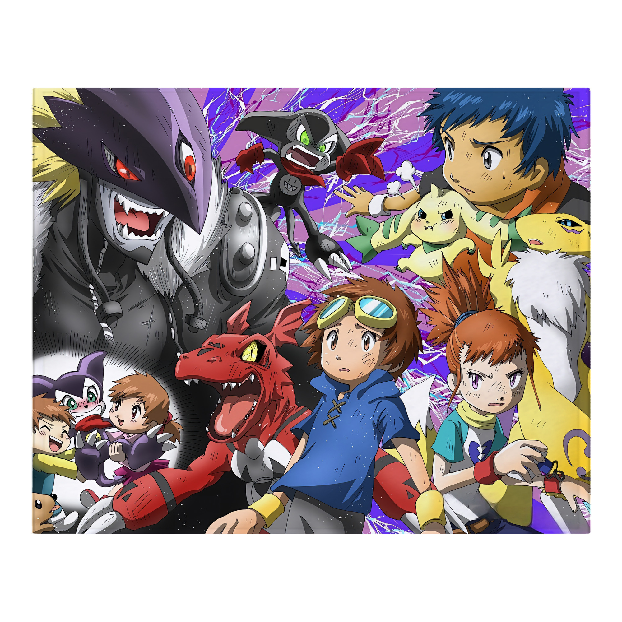 （画像用） Digimon デジタルモンスター/デジモン フランネルブランケット・多サイズ対応（横型）