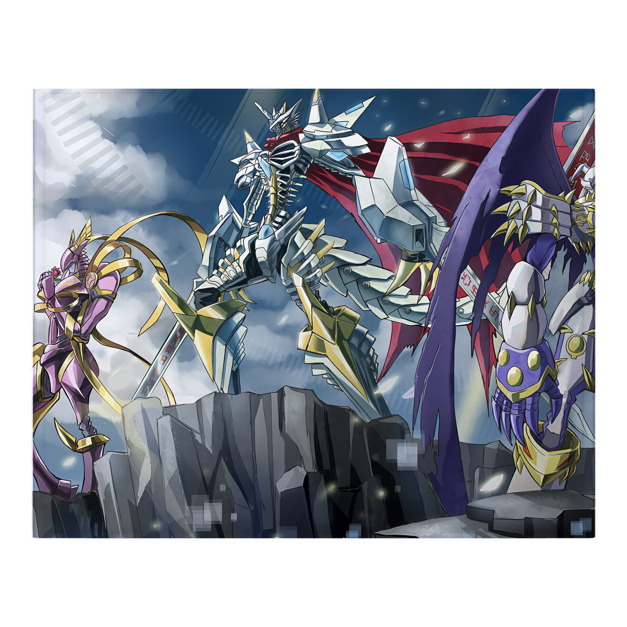 （画像用） Digimon デジタルモンスター/デジモン フランネルブランケット・多サイズ対応（横型）
